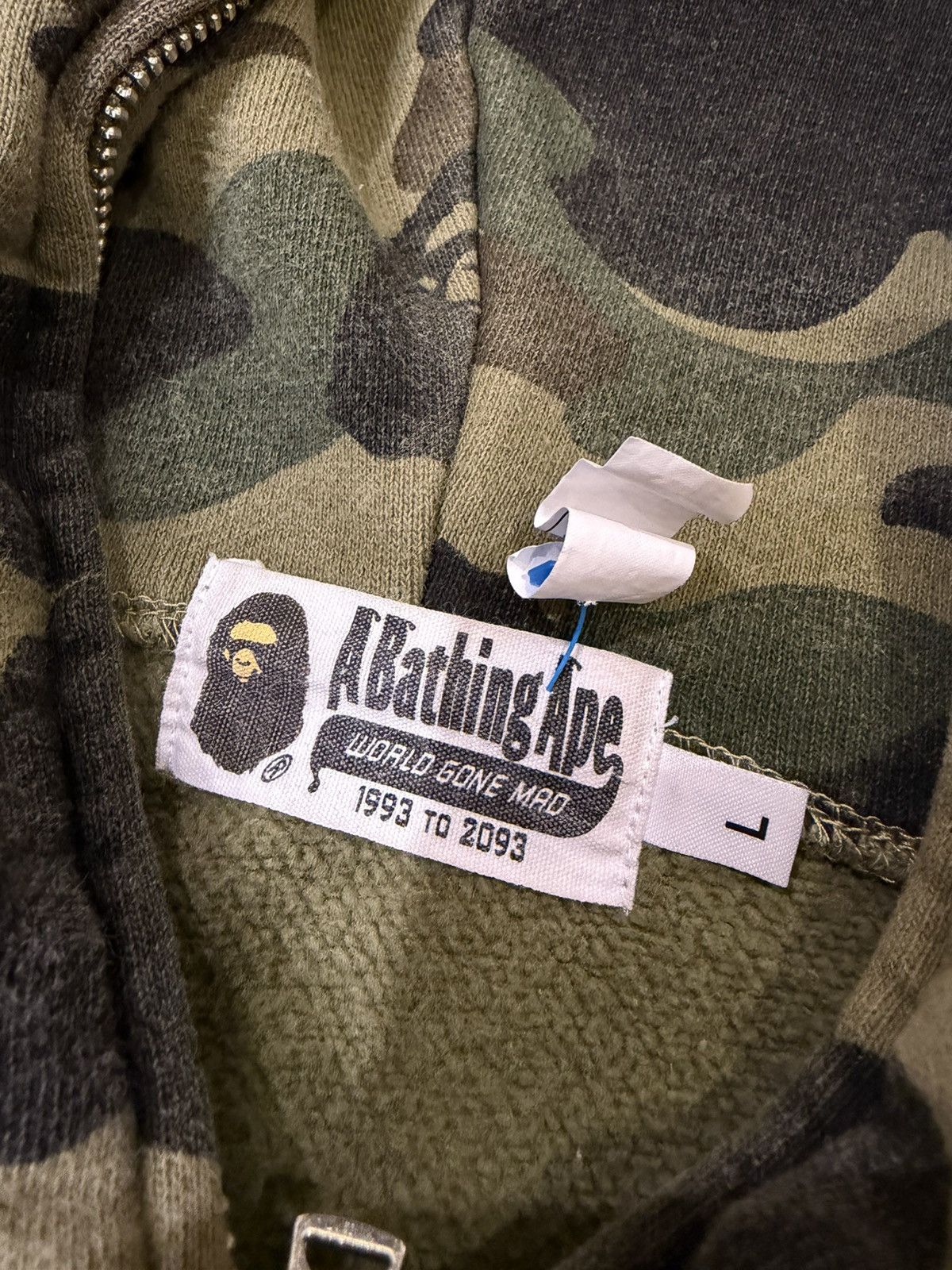 Bape Bape 1st Camo ‘Crazy College’ Full Zip Hoodie Size US L / EU 52-54 / 3 - 3 Thumbnail