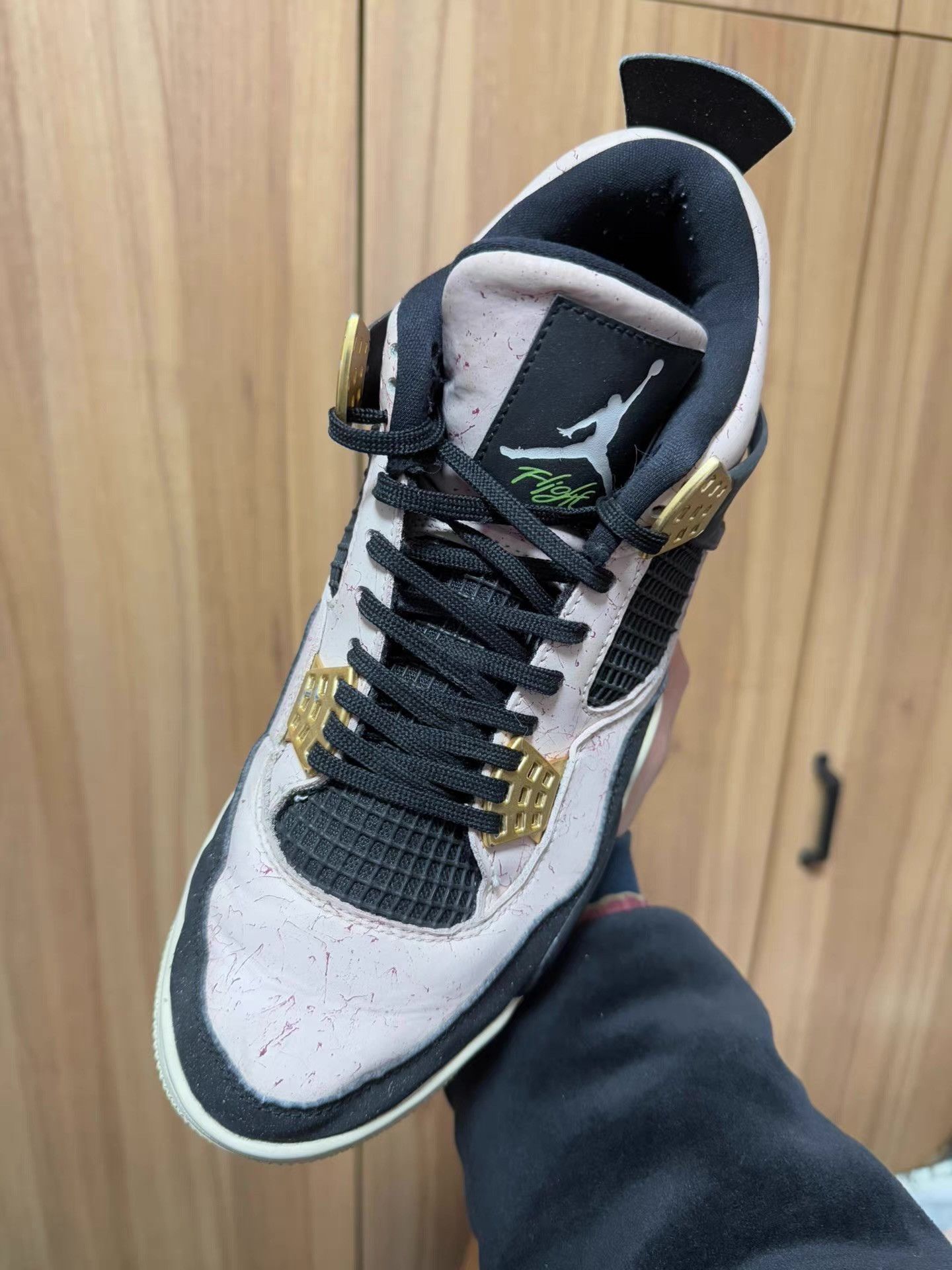 Nike Air Jordan 4 Marble Ｑ20 Size US 10.5 / EU 43-44 - 2 Thumbnail