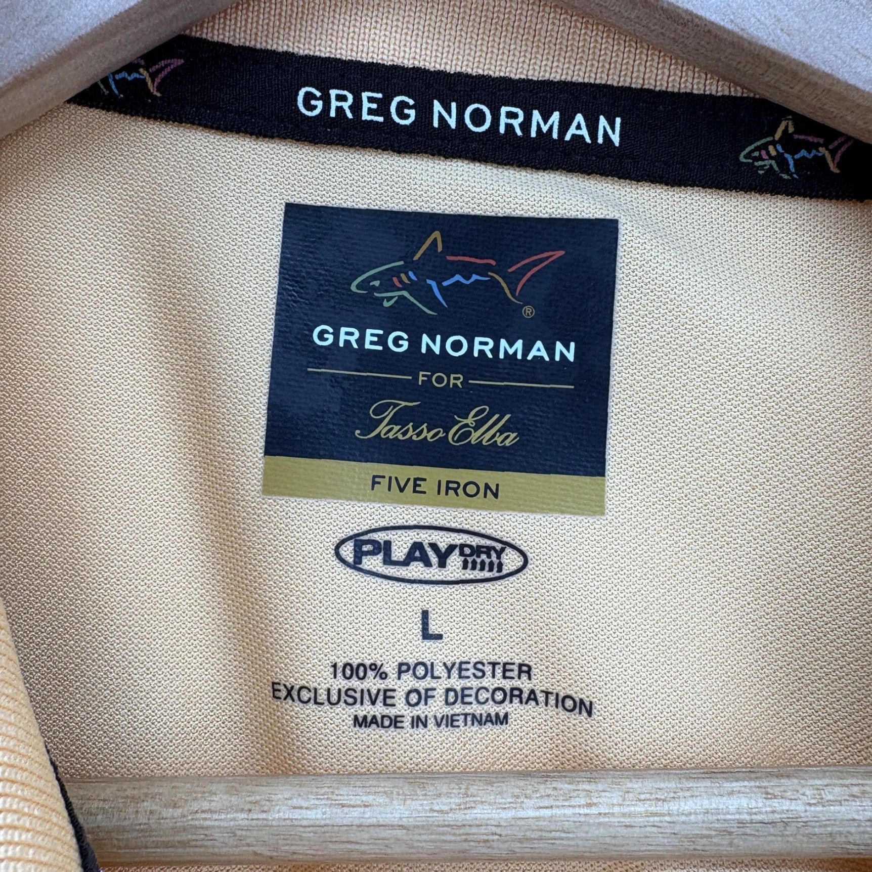 Vintage Greg Norman Polo Shirt Mens L Orange PlayDry UPF 30 Moisture Wicking Golf Size US L / EU 52-54 / 3 - 4 Thumbnail