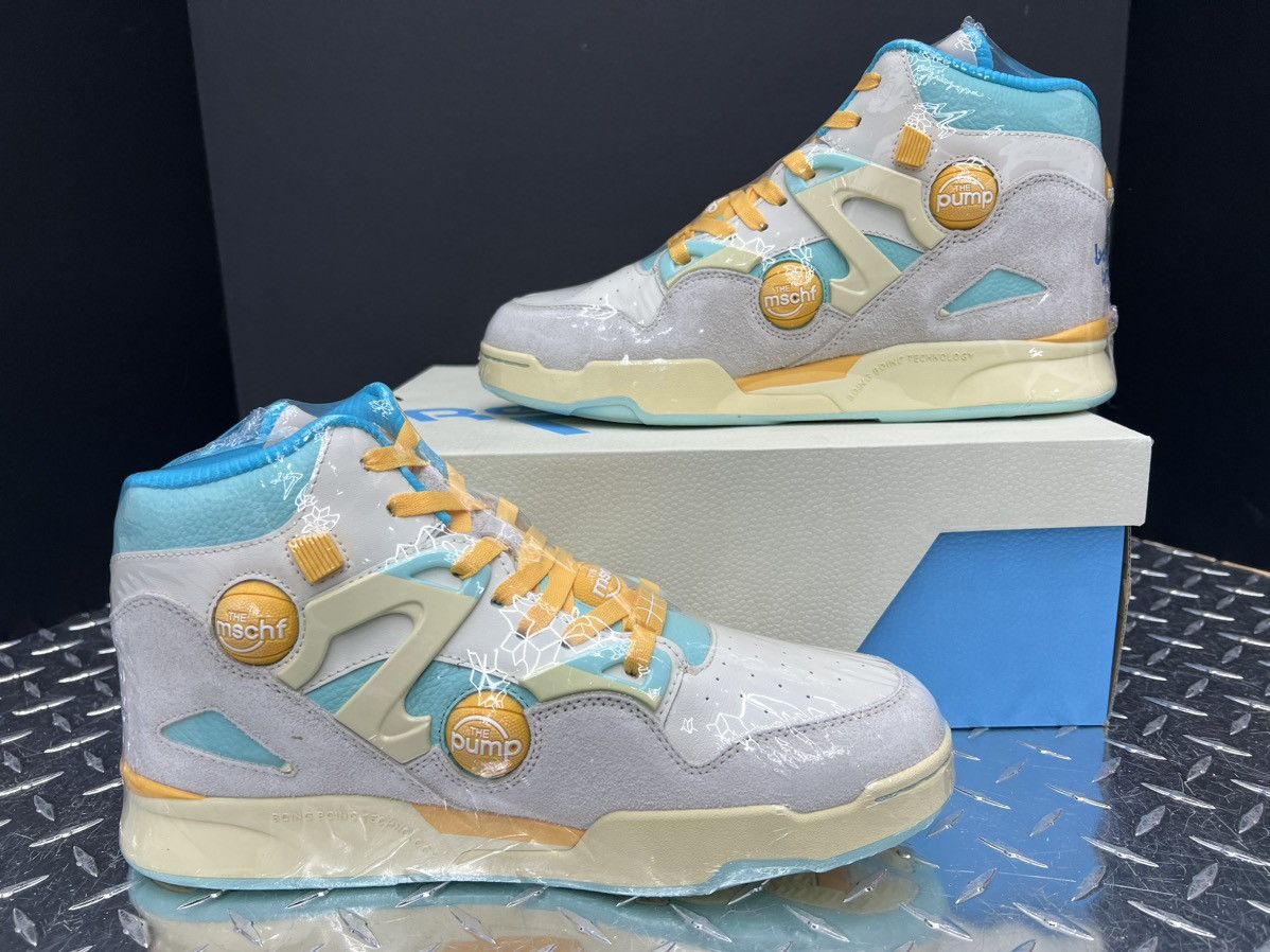 MSCHF MSCHF x Reebok Pump Omni Zone IX “Sunbleached”☀️🟠 Size US 10 / EU 43 - 3 Thumbnail