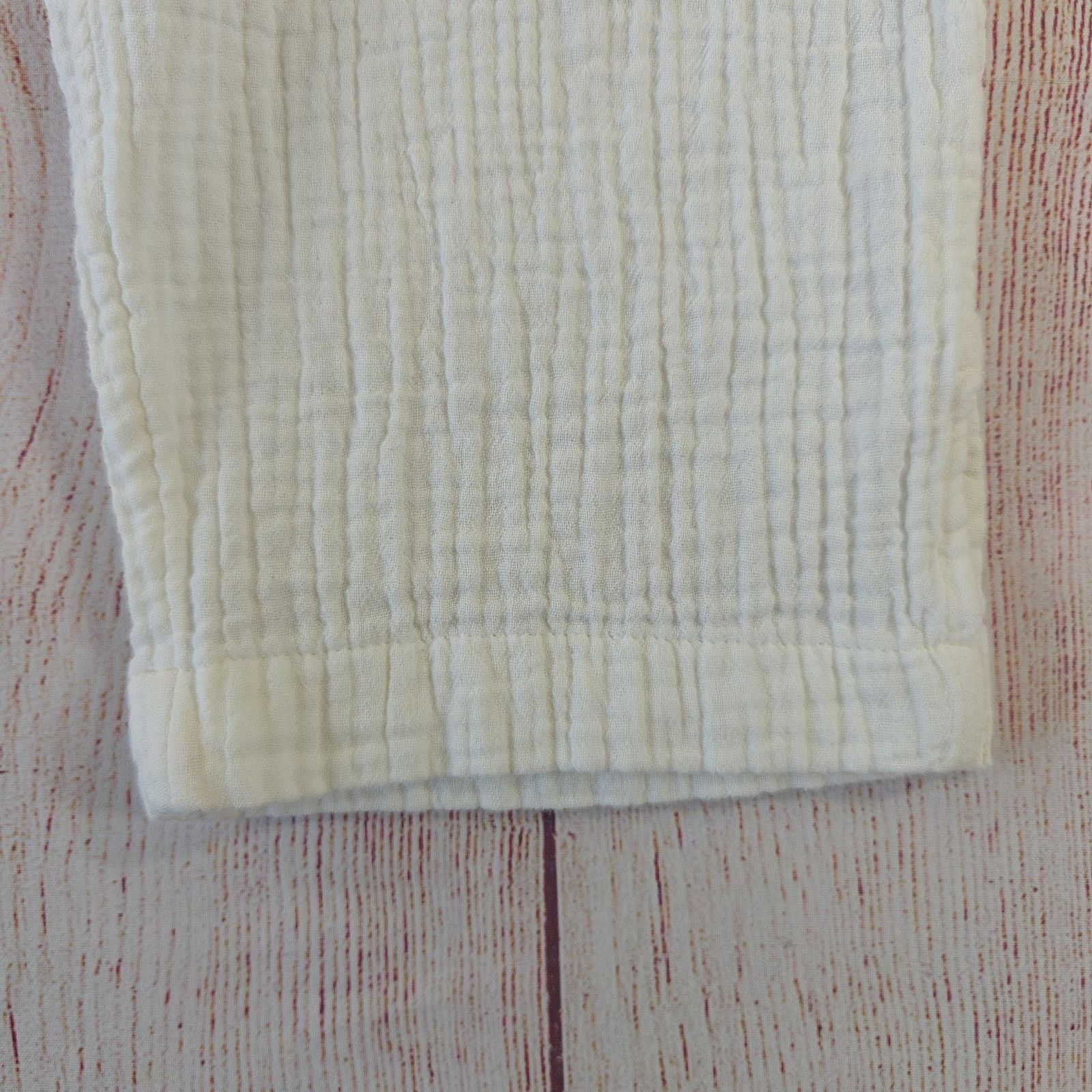 Madewell Madewell Lightestspun Ivory Beach Cover-Up Cropped Pants S Size 27" / US 4 / IT 40 - 9 Thumbnail