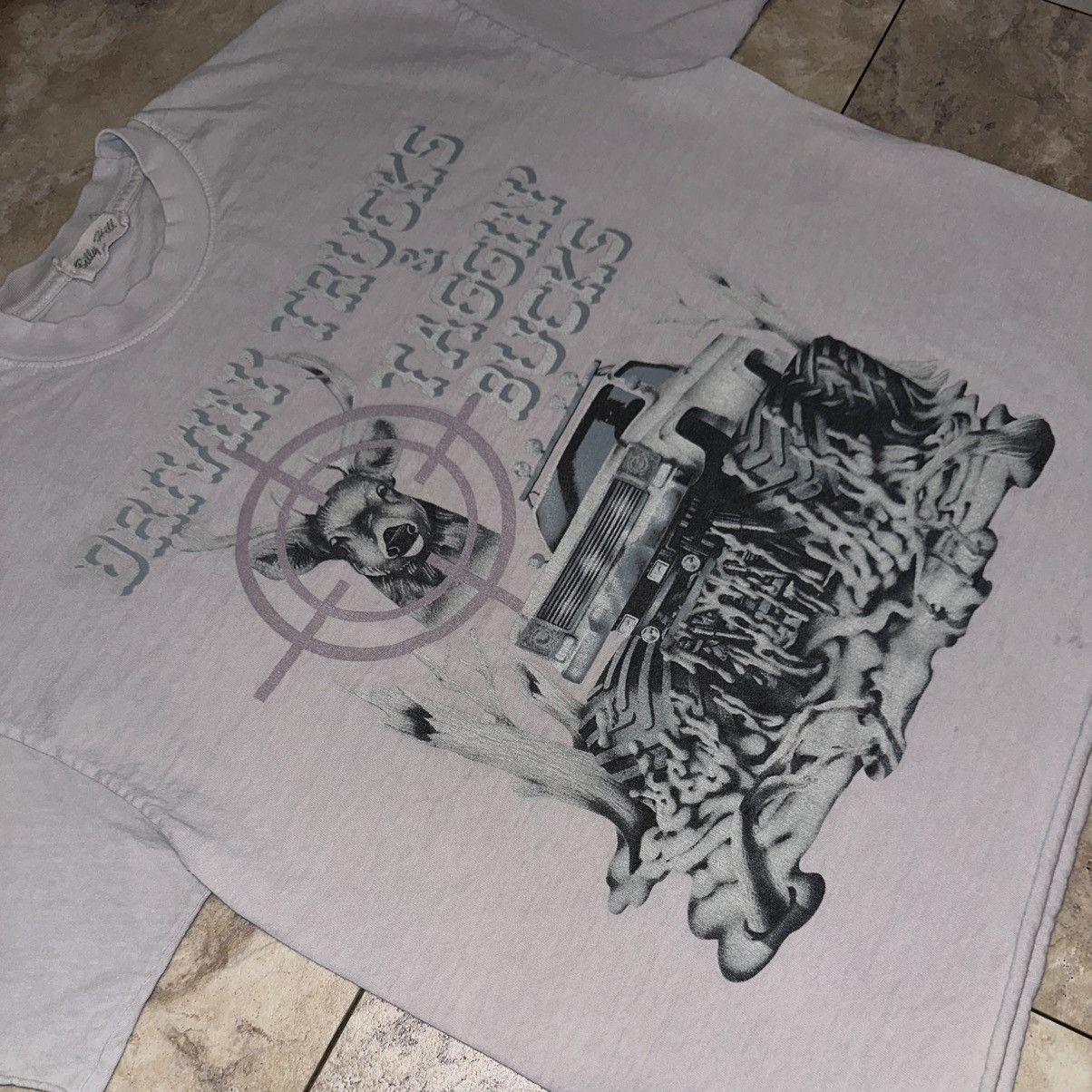 Billy Hill Billy Hill “Drivin Trucks & Taggin Bucks” Tee Beige Large Size US L / EU 52-54 / 3 - 3 Thumbnail