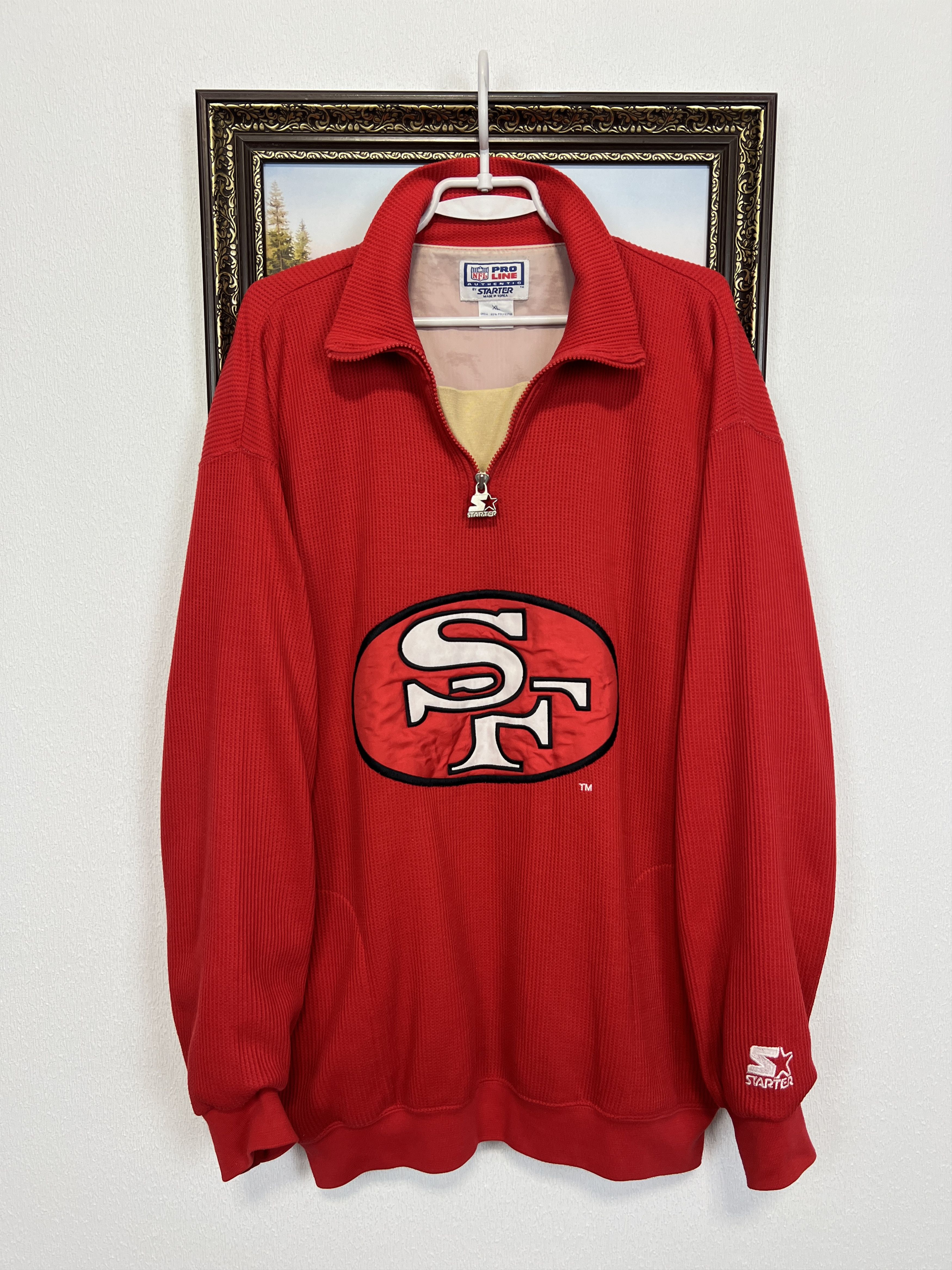 Starter Vintage 90's San Francisco 49ers NFL Jacket Track Top Size US XL / EU 56 / 4 - 1 Thumbnail