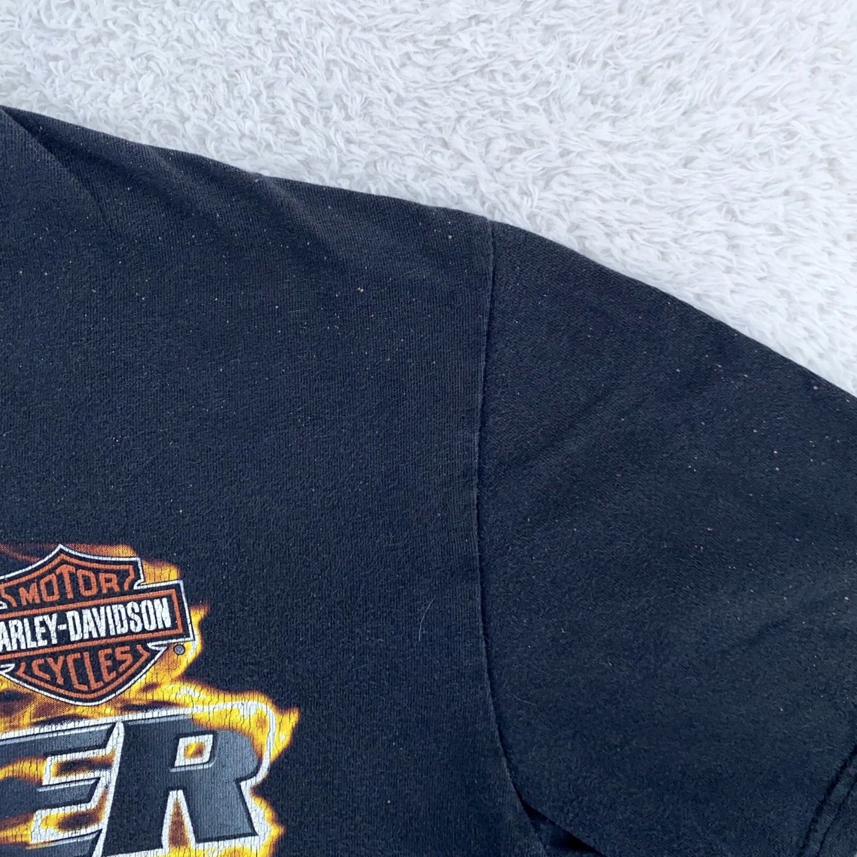 Harley Davidson Harley-Davidson Shirt Mens M Black Chilkoot Pass Skagway Alaska Biker 2014 Shirt Mens Black Graphics Print Crew Neck Short Sleeve Cotton Vintage: No Size US M / EU 48-50 / 2 - 4 Thumbnail