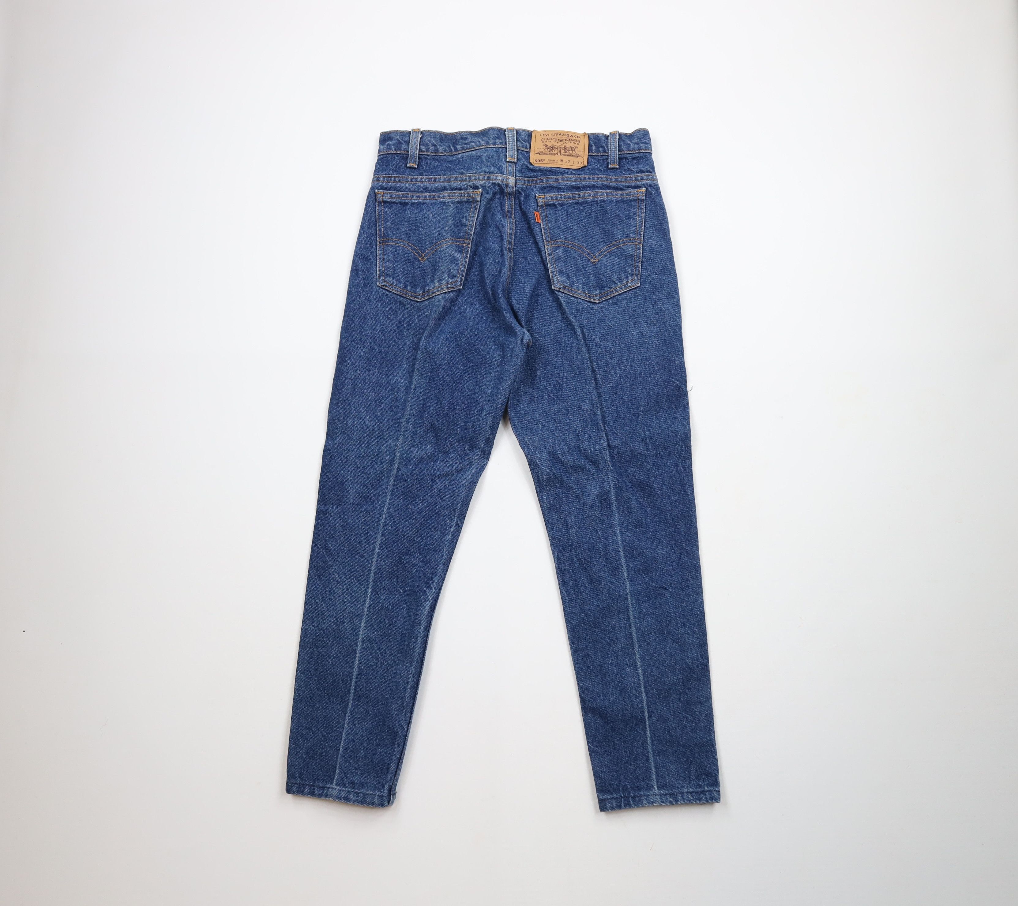 Levi's × Vintage Vintage 90s Levis 505 Orange Tab Straight Leg Jeans US Size US 30 / EU 46 - 11 Thumbnail