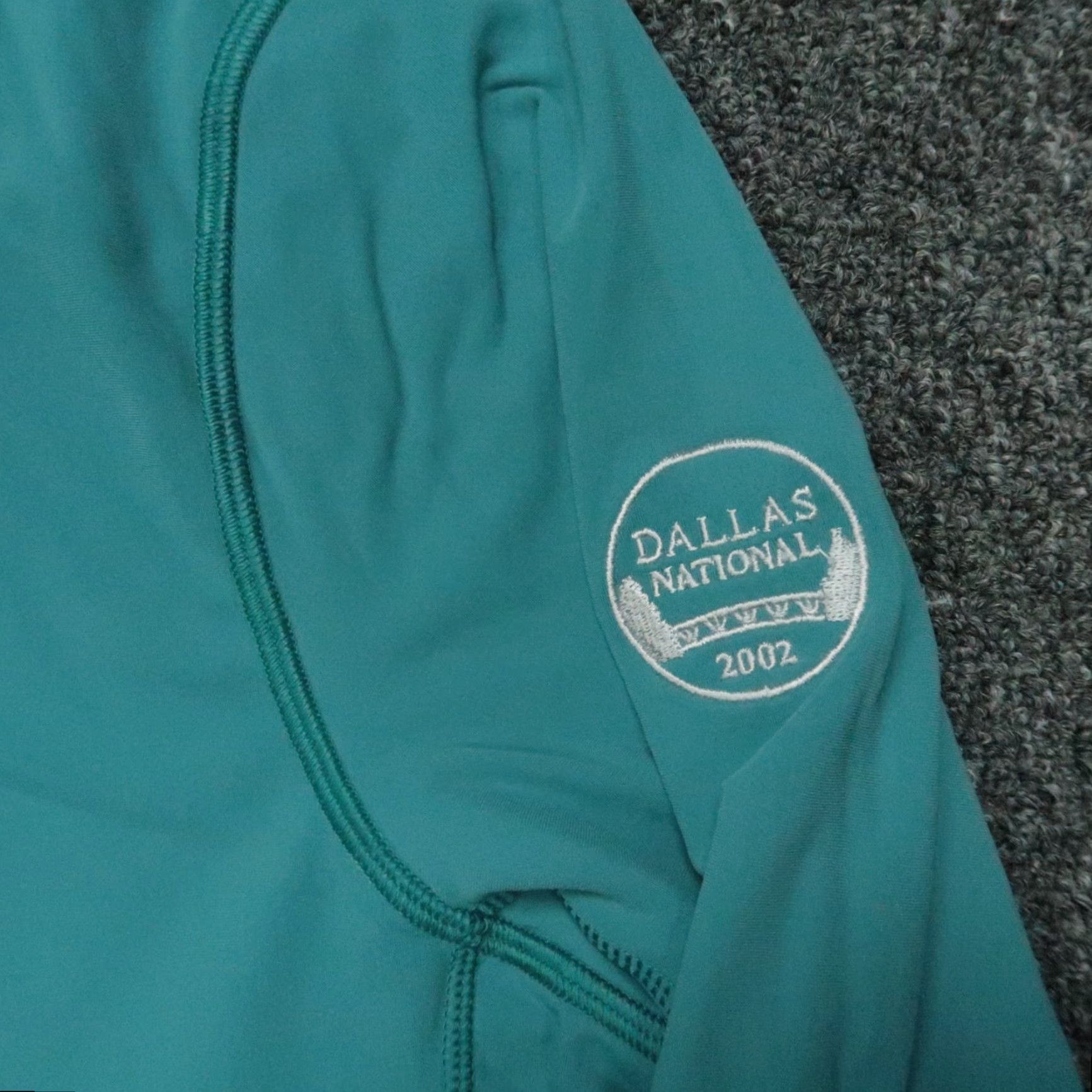 Vintage Greyson Pullover Mens Medium Blue Green Tate Quarter Zip Dallas National Golf Shirt Size US M / EU 48-50 / 2 - 4 Thumbnail