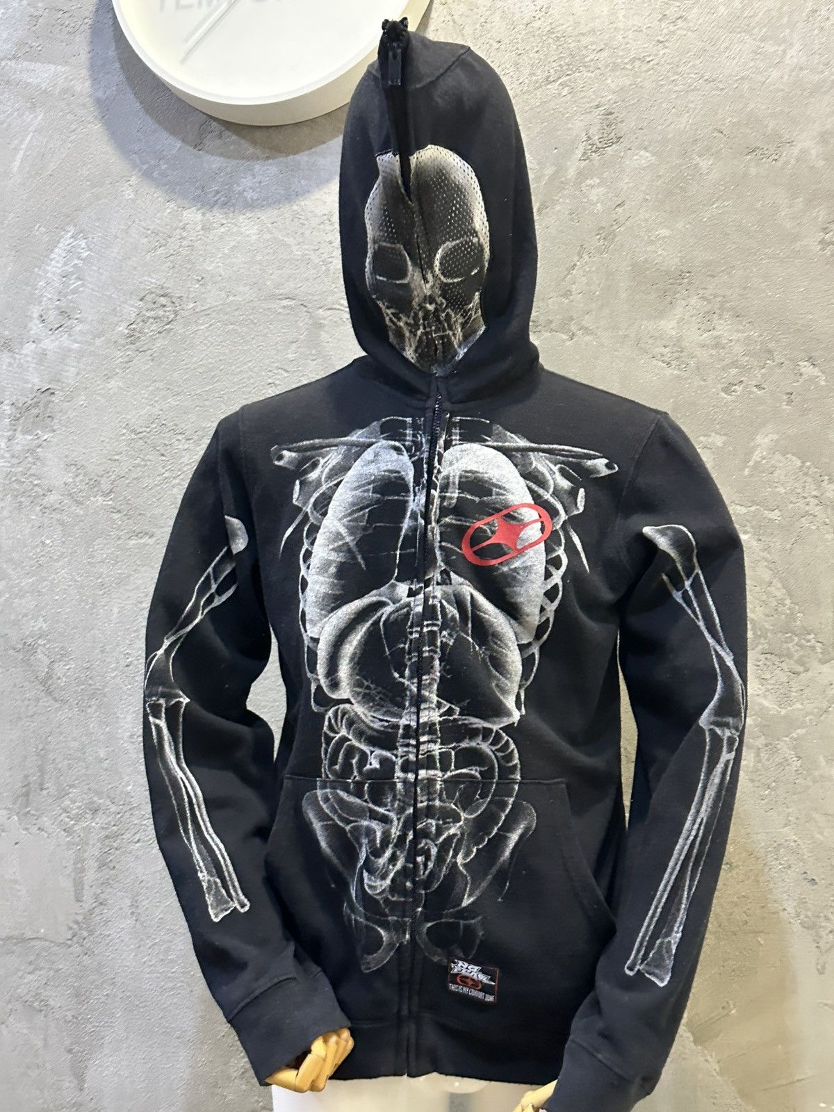 No Fear 2000s No Fear Skeleton Full Zip Hoodie Size US M / EU 48-50 / 2 - 5 Thumbnail