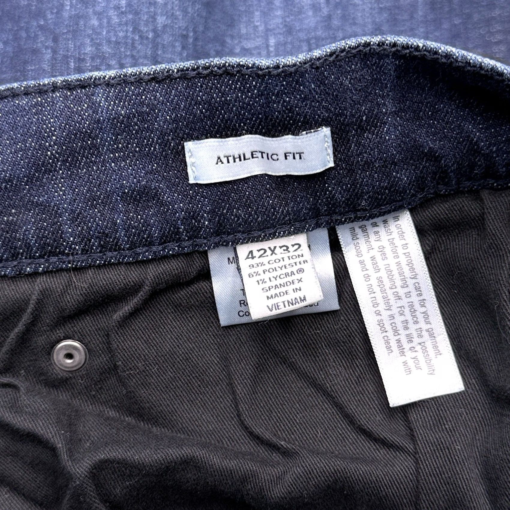 Joseph Abboud Joseph Abboud Jeans Athletic Fit 42x32 Denim Regular Men City Jeans Blue Stretch High Rise 5-Pocket Size US 42 / EU 58 - 5 Thumbnail