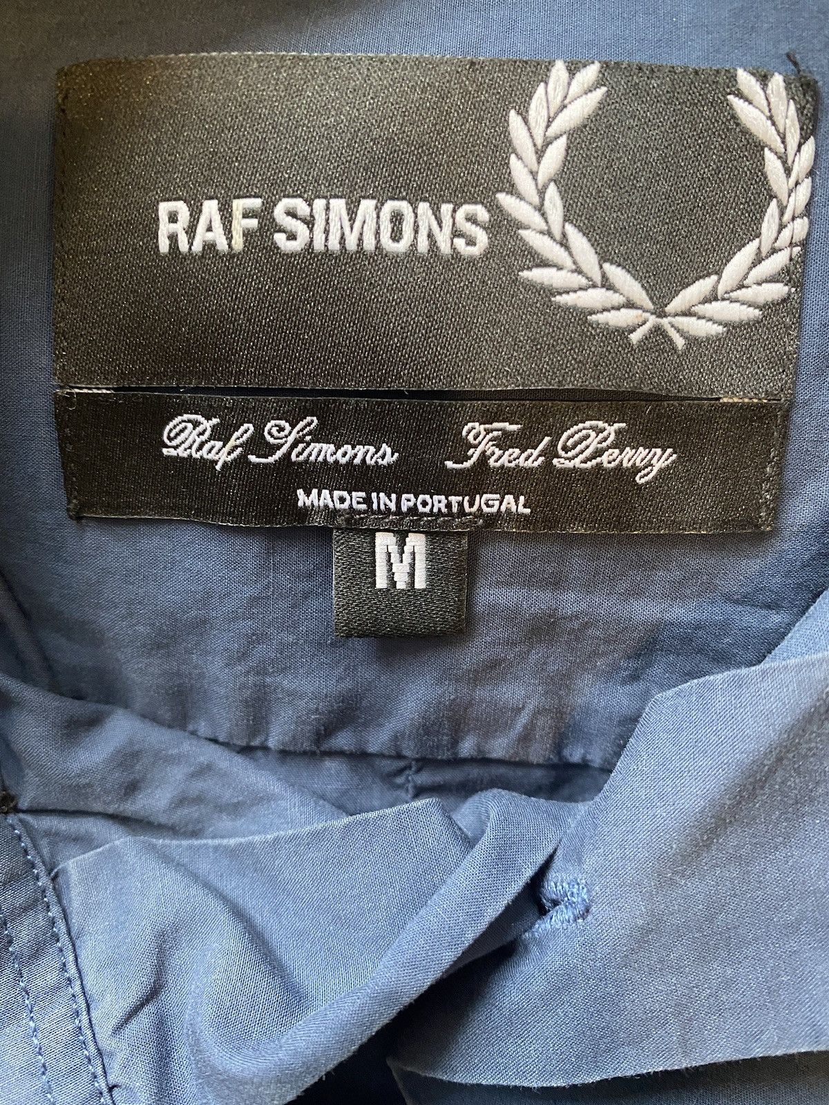 Raf Simons RAF Simons button up blue shirt Size US M / EU 48-50 / 2 - 2 Thumbnail