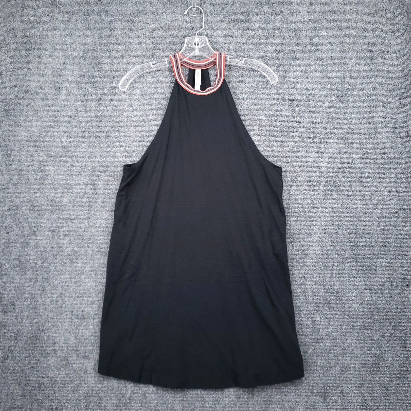 RVCA Rvca Tank Dress XS Extra Small Black Sleeveless Round Neck Racerback Womens Size XS / US 0-2 / IT 36-38 - 2 Thumbnail