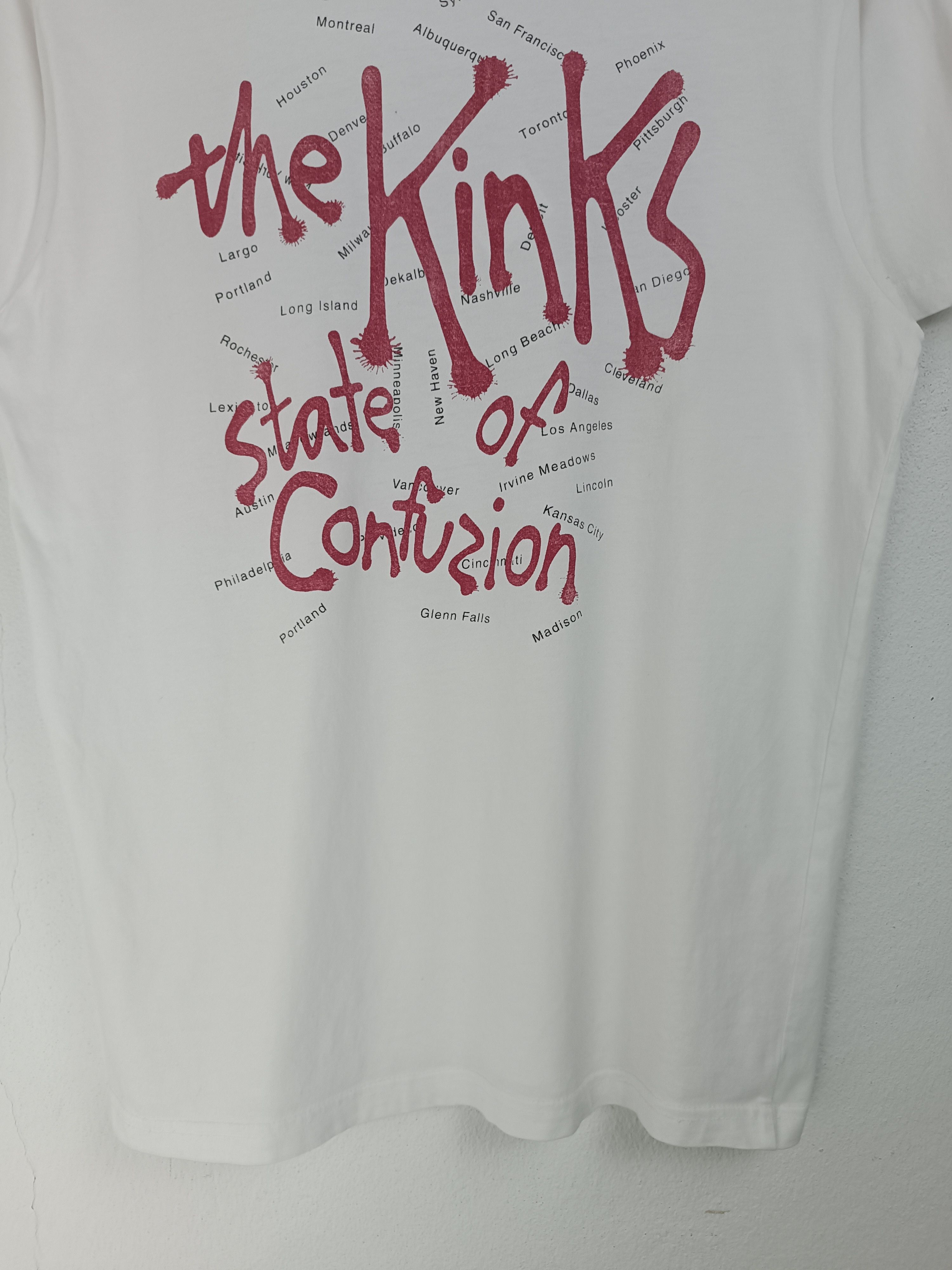 Vintage VINTAGE THE KINKS USA TOUR THE WHO LED BEATLES DOORS Size US M / EU 48-50 / 2 - 12 Thumbnail