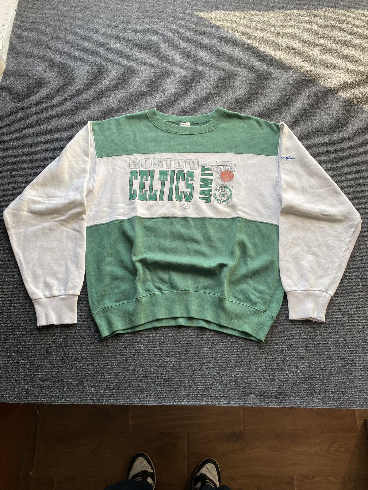 Champion 🔥80s Champion USA Boston Celtics Jamit Sweatshirt S vntg Size US S / EU 44-46 / 1 - 1 Thumbnail