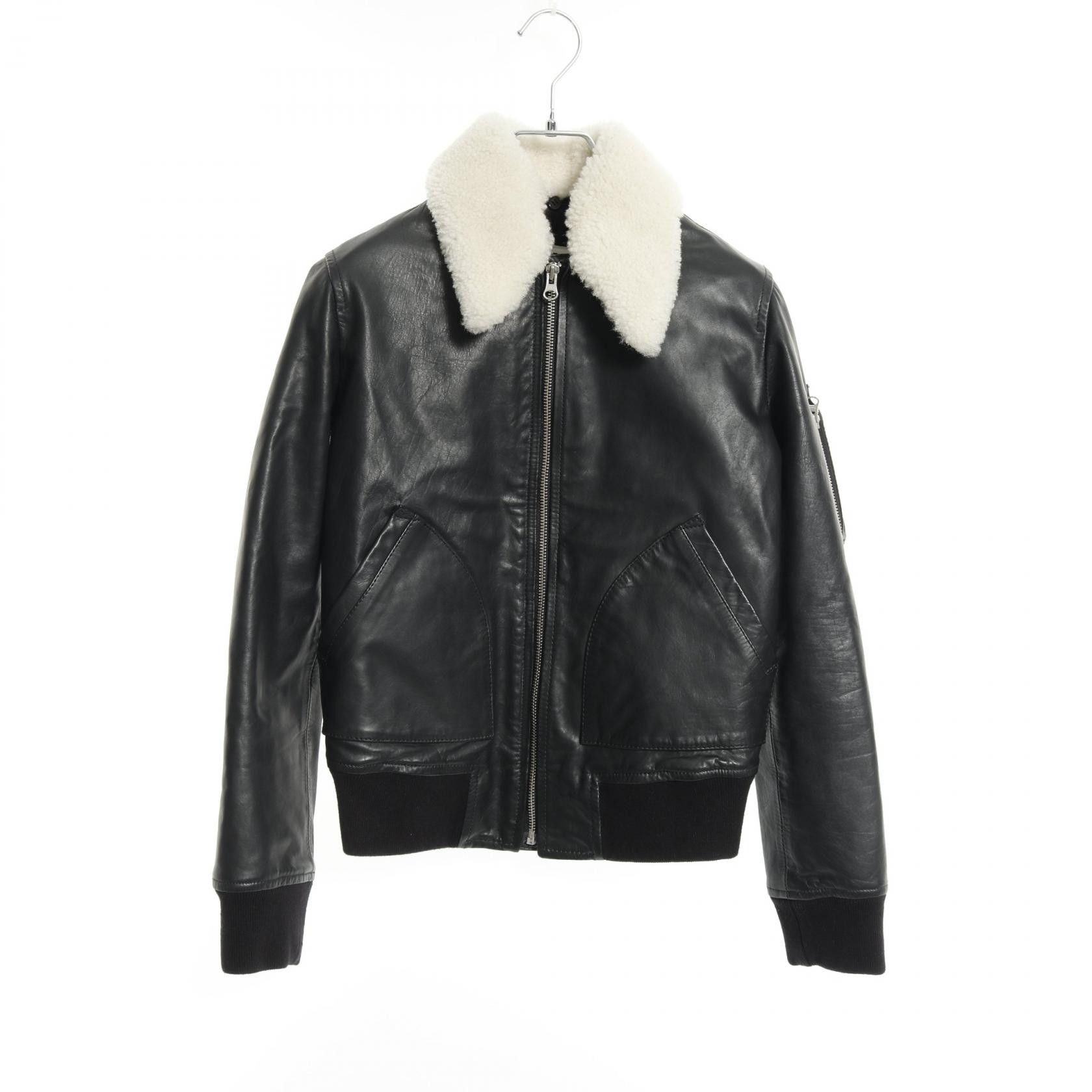 Maison Margiela MM6 Maison Margiela MM6 Leather Jacket Leather Outerwear DUTY FREE for USA Size ONE SIZE - 1 Thumbnail