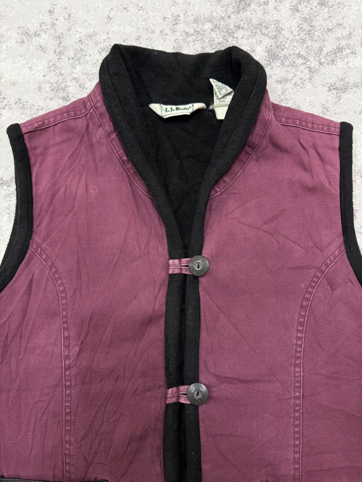 L.L. Bean VINTAGE L.L BEAN NATIVE DUCK CANVAS FLECE LINED JACKET VESTS Size S / US 4 / IT 40 - 6 Thumbnail