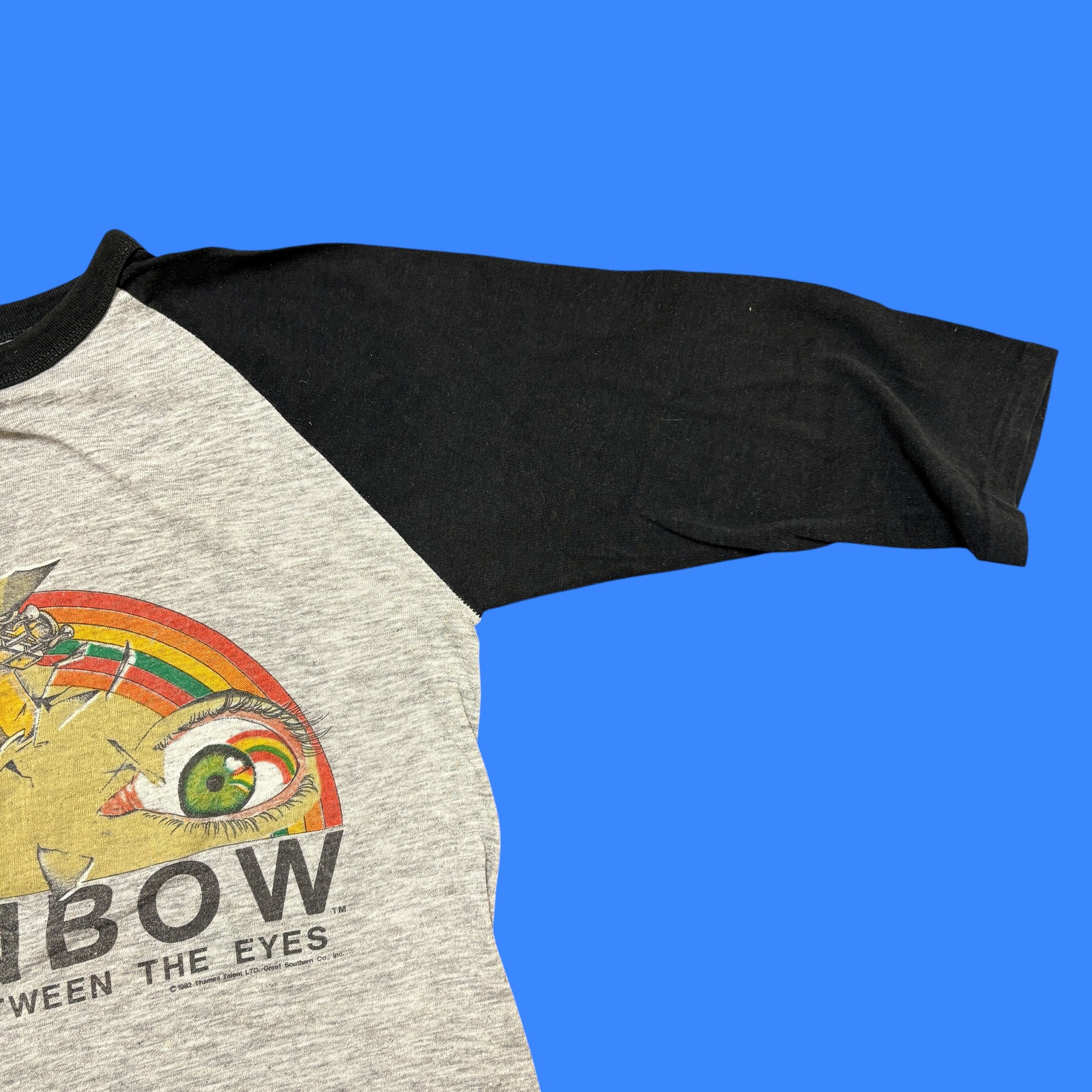 Band Tees Vintage Rainbow Shirt 80s Tour Single Stitch Rock Band Tee Size US S / EU 44-46 / 1 - 9 Thumbnail