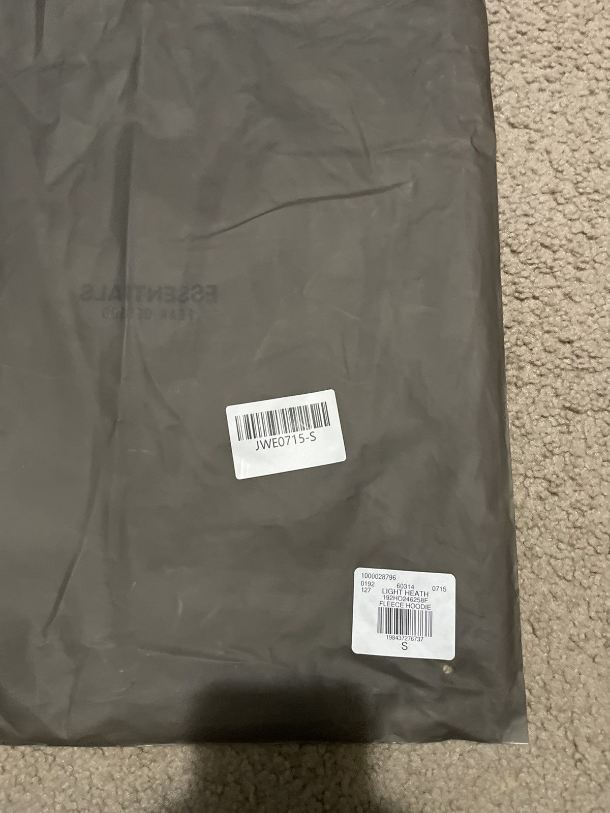 Essentials FEAR OF GOD Essentials Light Heather Gray Small Hoodie NEW Size US S / EU 44-46 / 1 - 6 Thumbnail