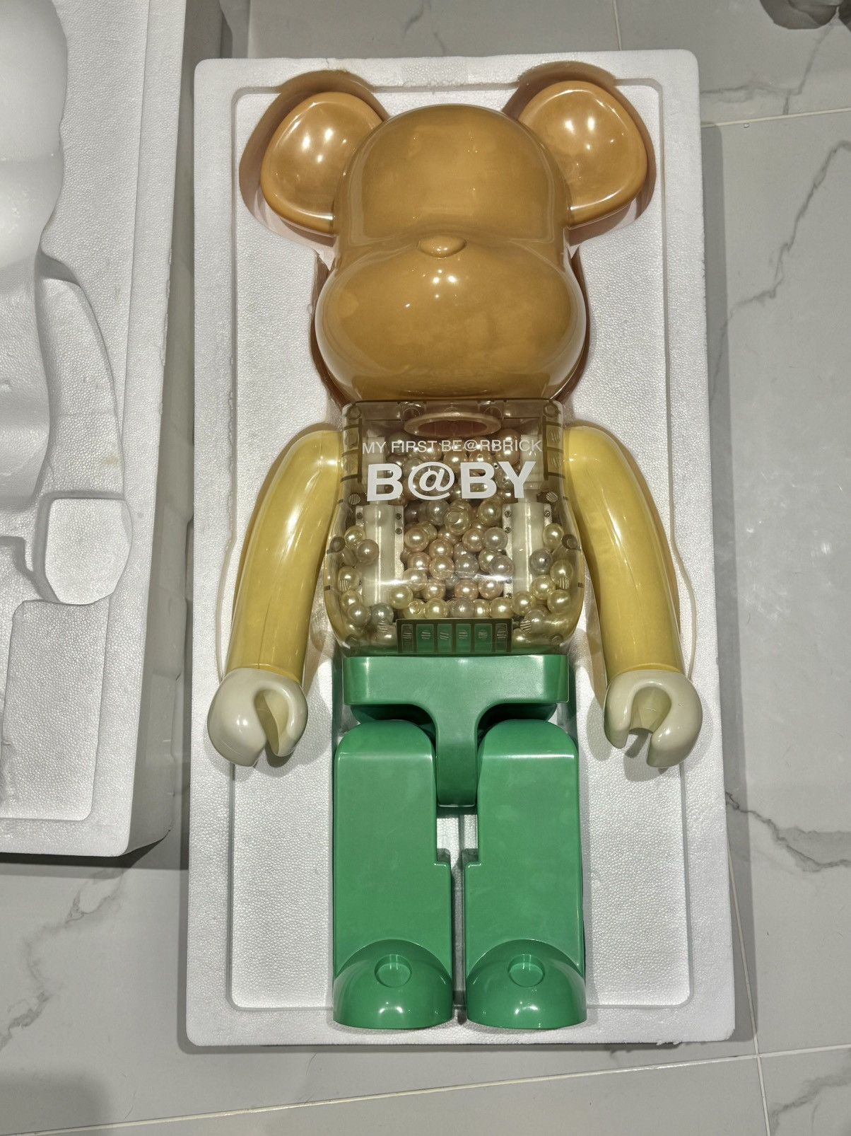 Medicom Toy My First Bearbrick Baby 1st Color Pearl Coating 1000% Size ONE SIZE - 1 Thumbnail