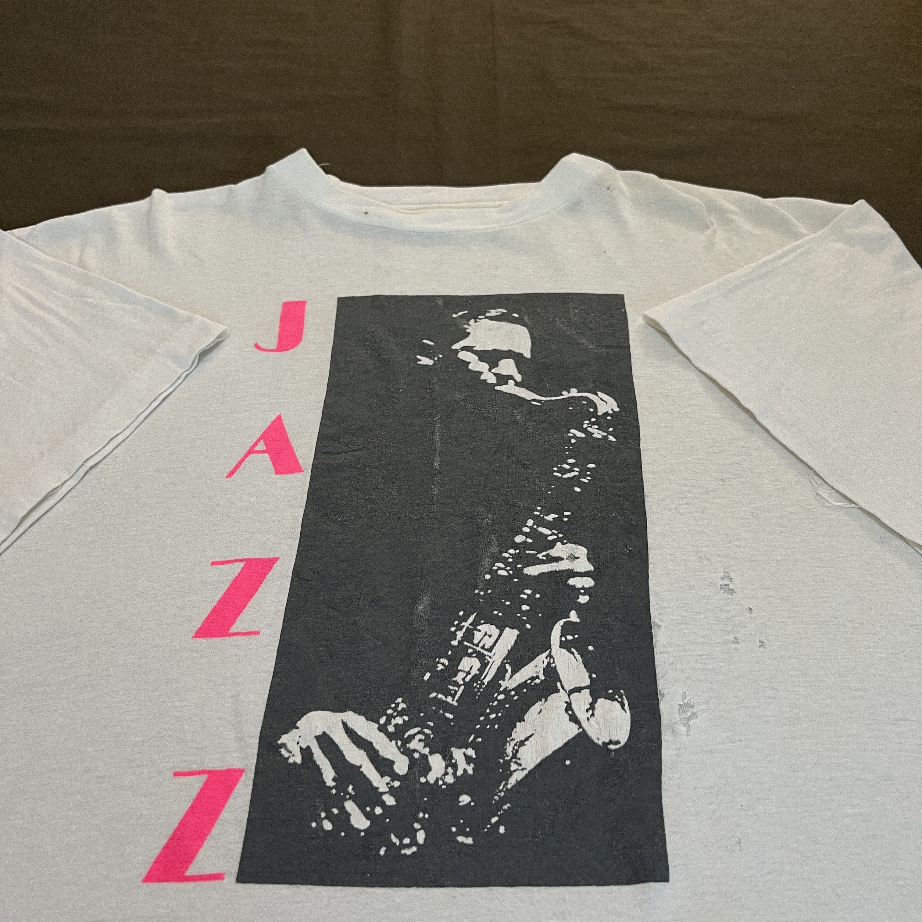 Band Tees × Vintage Vintage 90s Jazz John Coltrane Tee saxophonist XL Size US XL / EU 56 / 4 - 1 Thumbnail