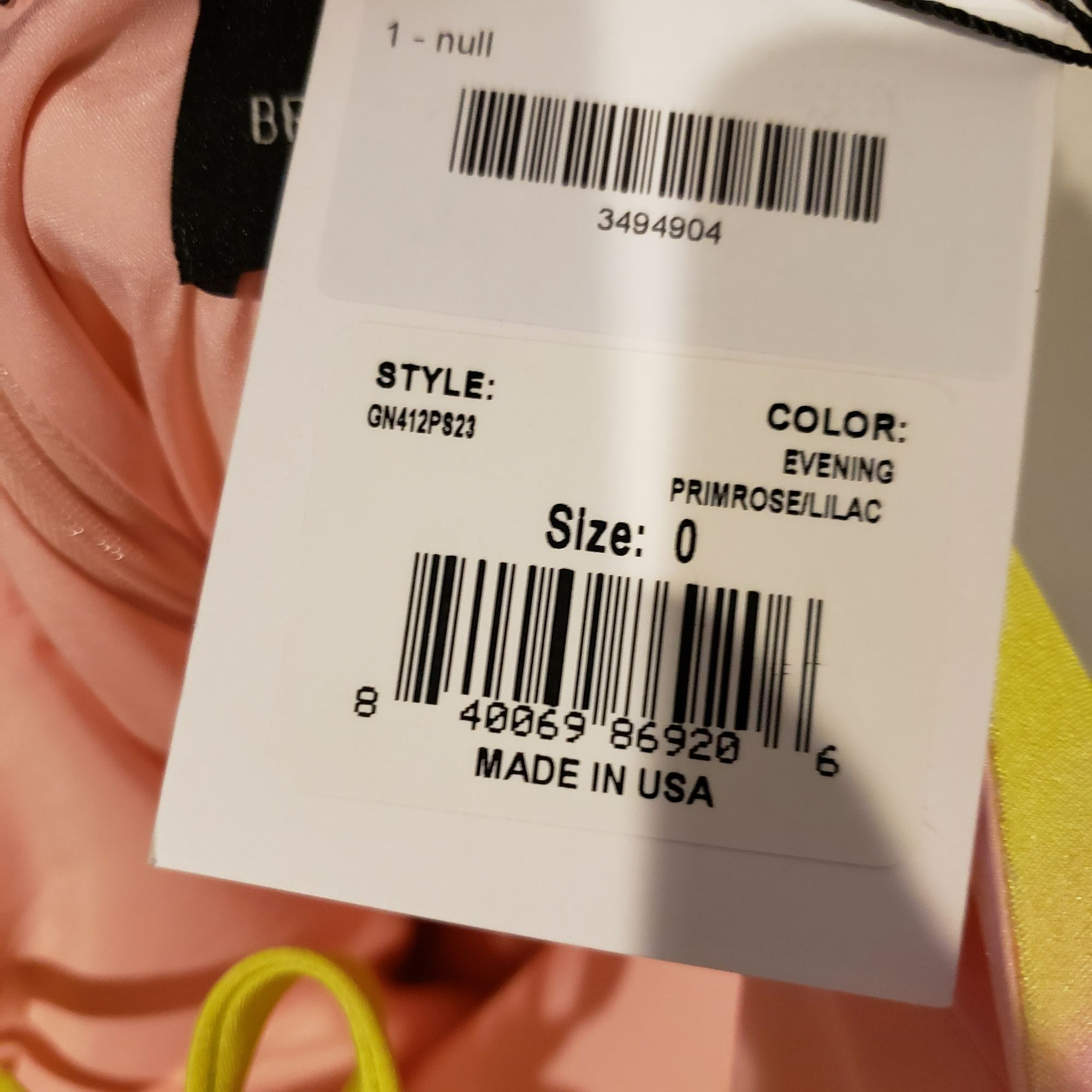 Brandon Maxwell NEW Brandon Maxwell Backless Maxi Slip Dress Pink Yellow Str Size XS / US 0-2 / IT 36-38 - 12 Thumbnail