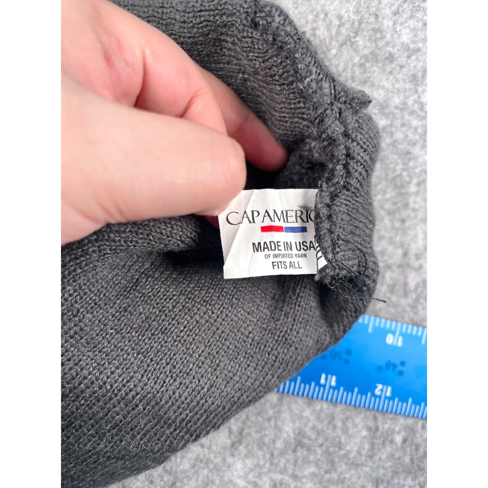 Vintage American Bar Association Beanie Adult One Size Gray Knit 100% Acrylic Size ONE SIZE - 7 Thumbnail