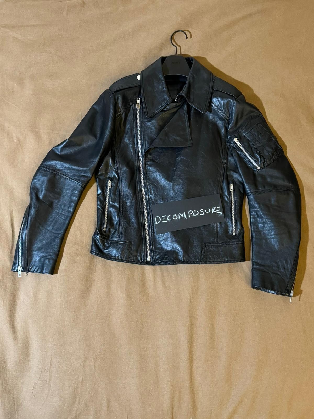 Juun.J Leather Moto Biker Jacket Size US M / EU 48-50 / 2 - 6 Thumbnail