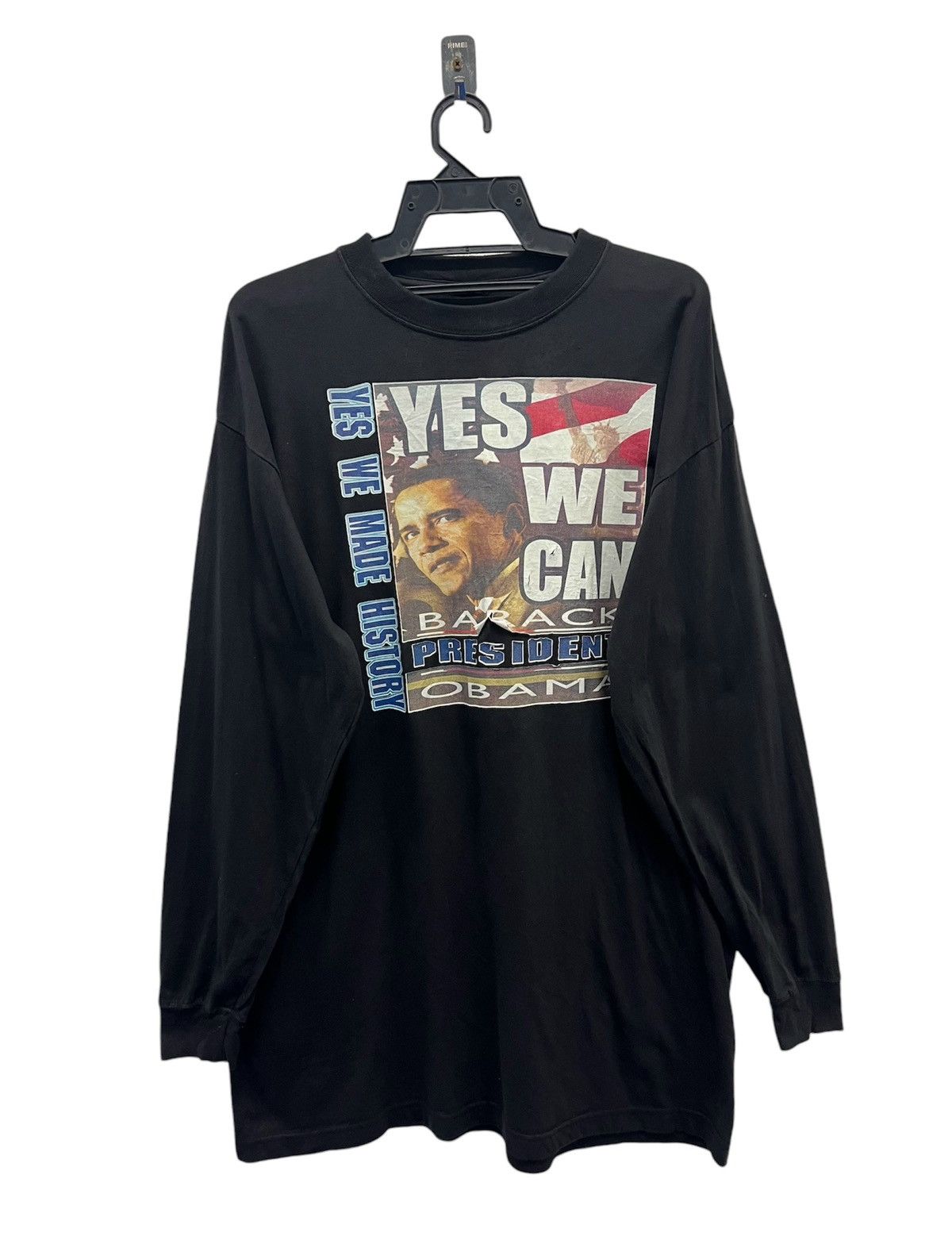 Vintage VINTAGE YES WE MADE HISTORY PRESIDENT BARACK OBAMA SHIRT Size US L / EU 52-54 / 3 - 1 Thumbnail
