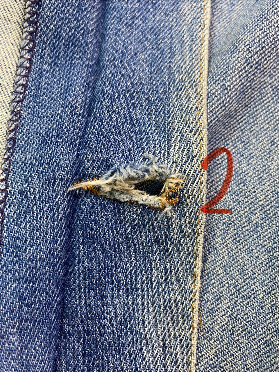 Levi's × Levi's Vintage Clothing Vintage 70s Levis Denim Jacket Orange Tab Size M / US 6-8 / IT 42-44 - 7 Thumbnail