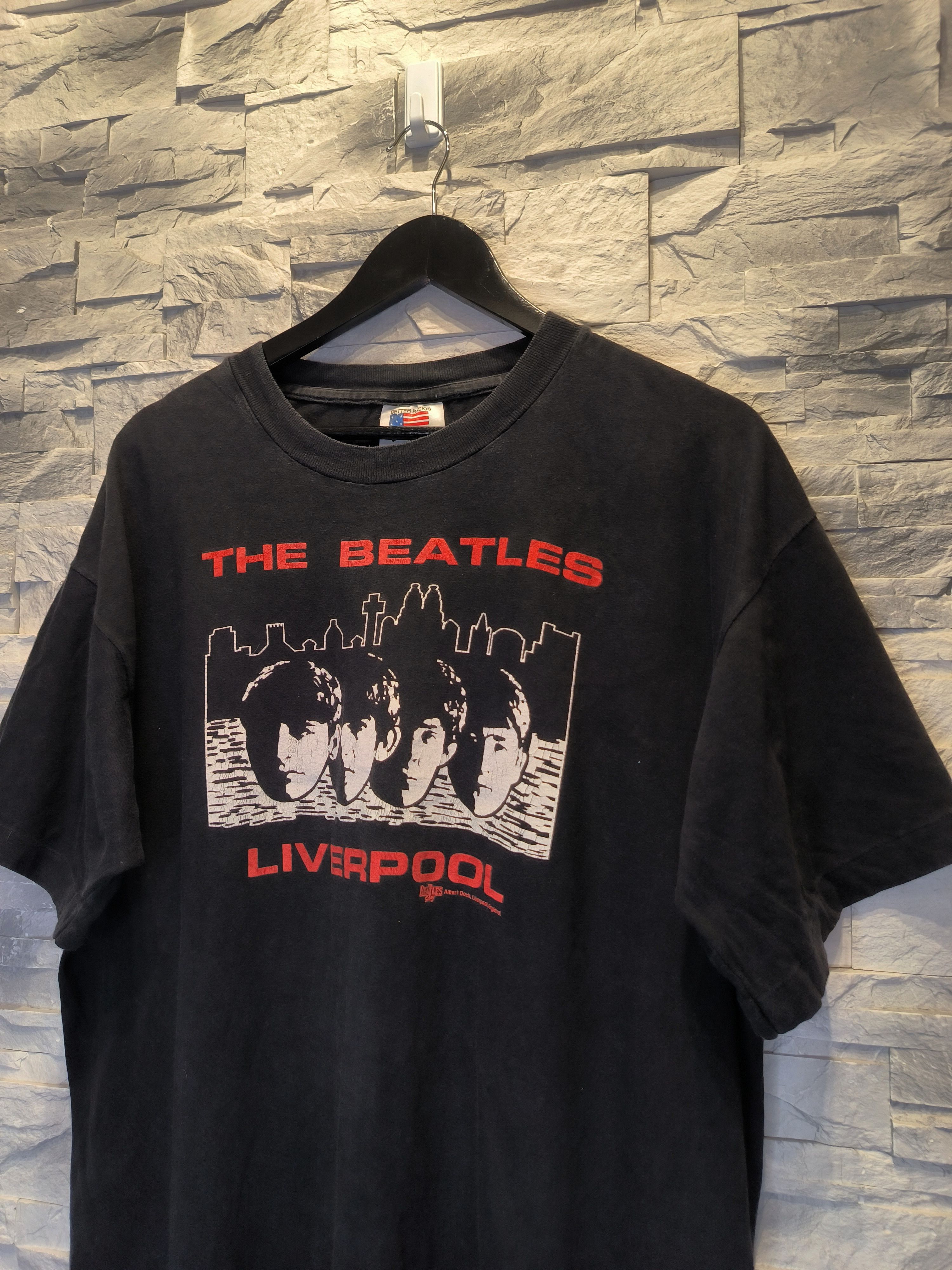 Band Tees × Vintage The Beatles Liverpool England Vintage Albert Dock Shirt 80s Size US M / EU 48-50 / 2 - 2 Thumbnail