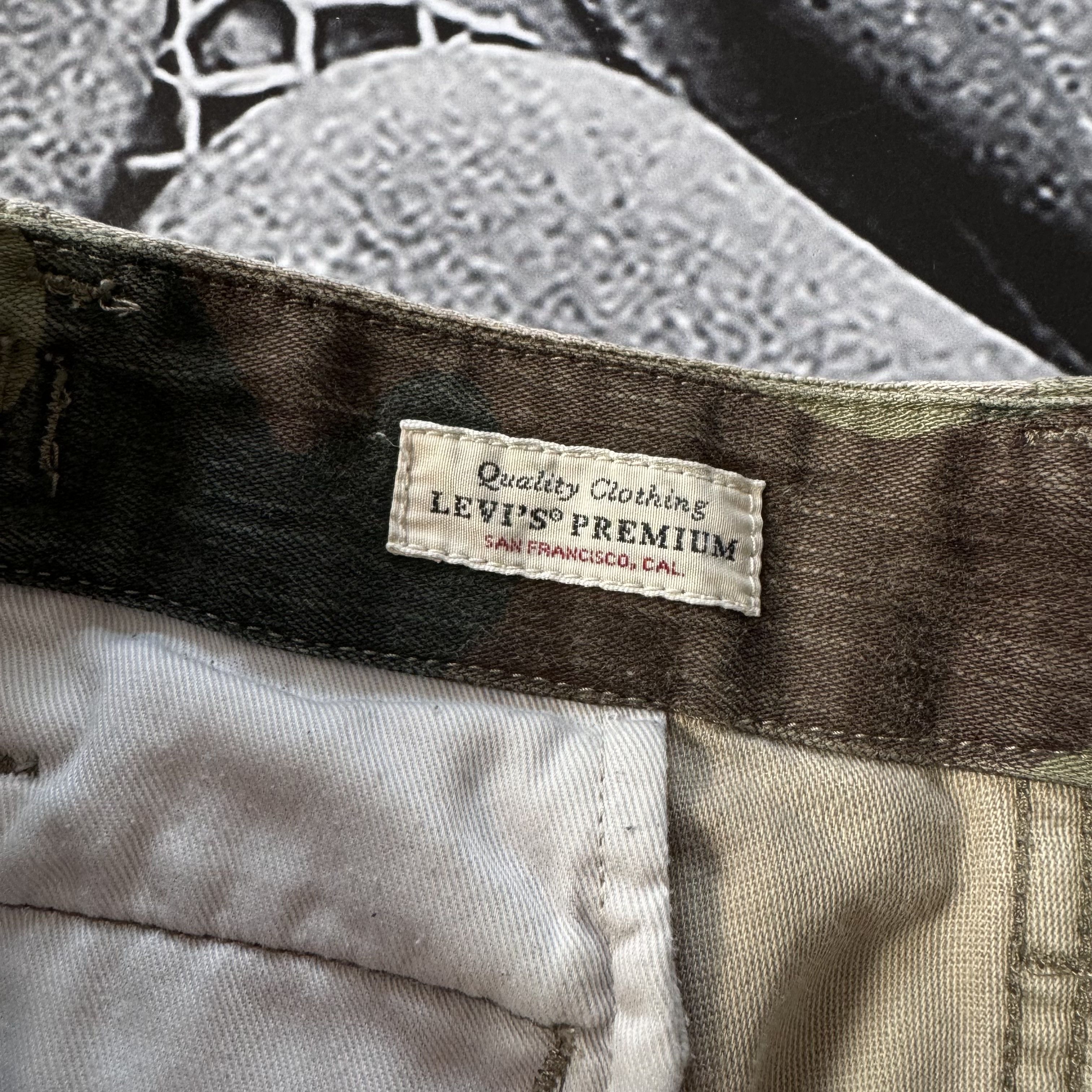 Levi's LEVI'S CAMO CARGO PANTS MILITARY VINTAGE Size US 32 / EU 48 - 3 Thumbnail