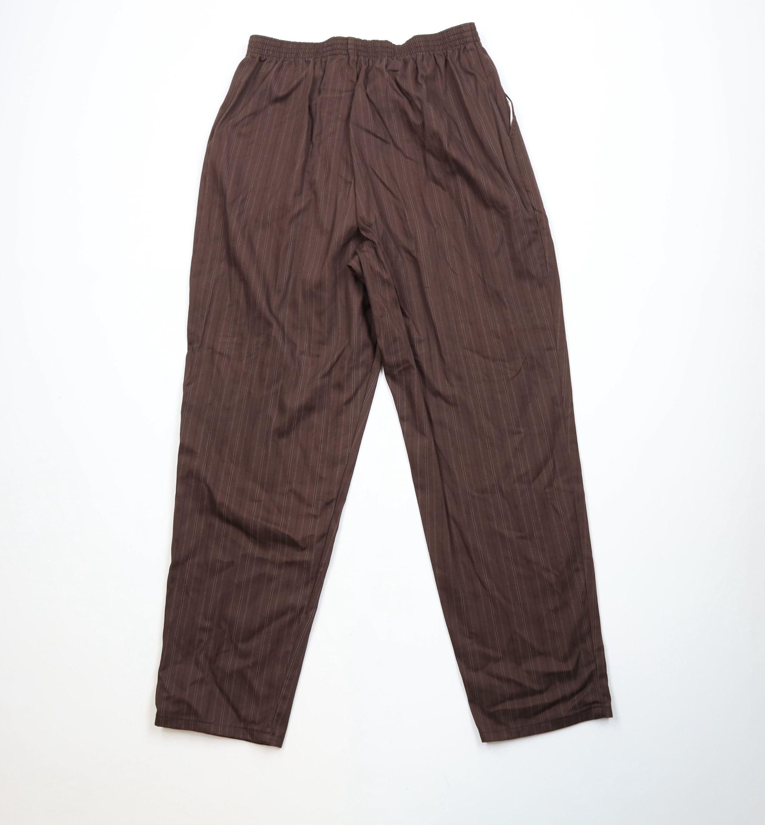 Vintage Vintage 90s Streetwear Striped High Waist Tapered Leg Pants Size 40" / US 18 - 9 Thumbnail
