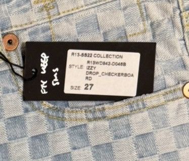R13 R13 Izzy drop checker board Size 27" / US 4 / IT 40 - 6 Thumbnail