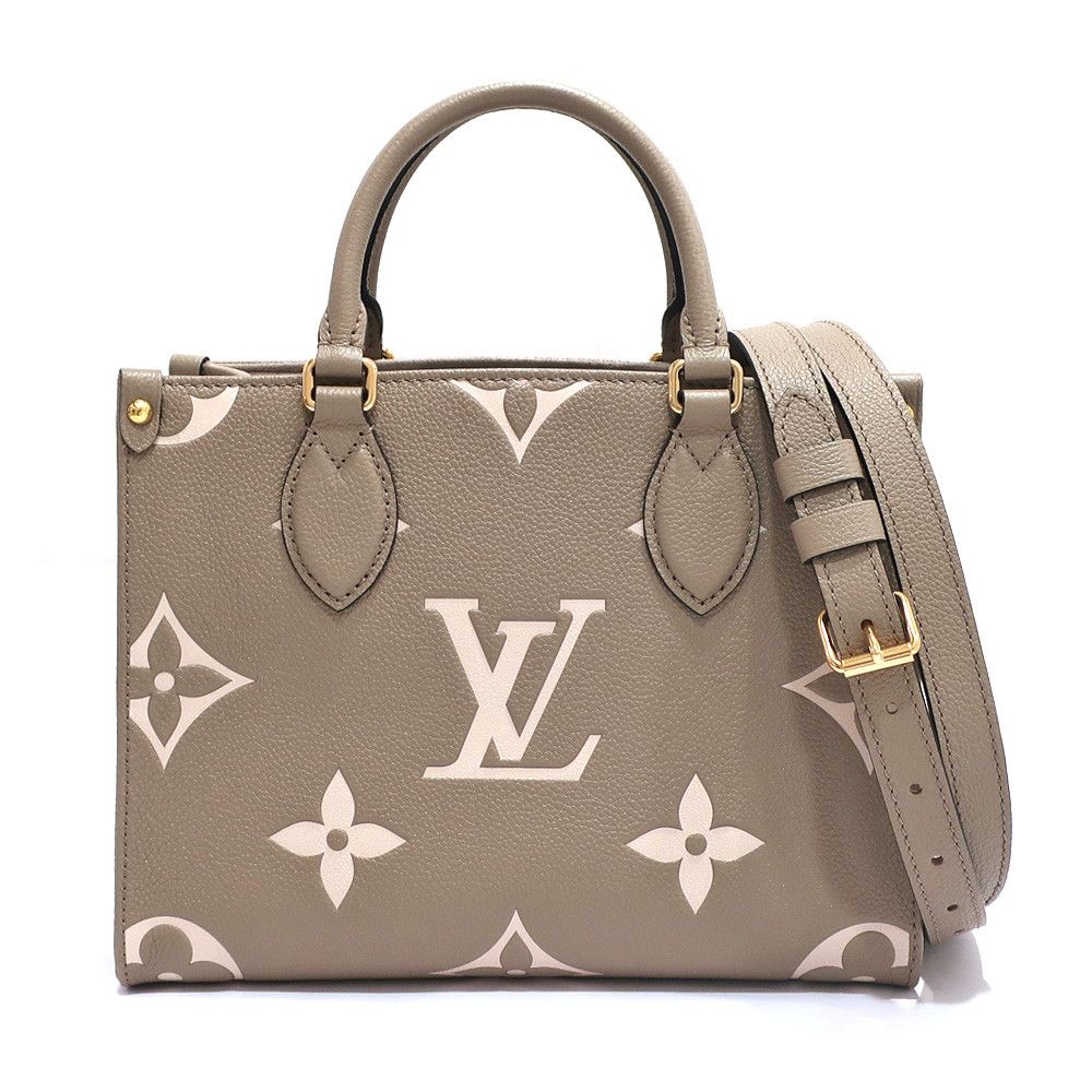 Louis Vuitton Monogram Empreinte On The Go PM Tourtrail Crème