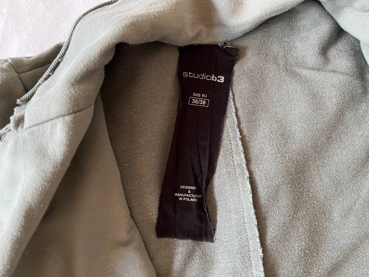 Designer × Other Studio B3 women's khaki cotton cropped jacket Size S / US 4 / IT 40 - 4 Thumbnail