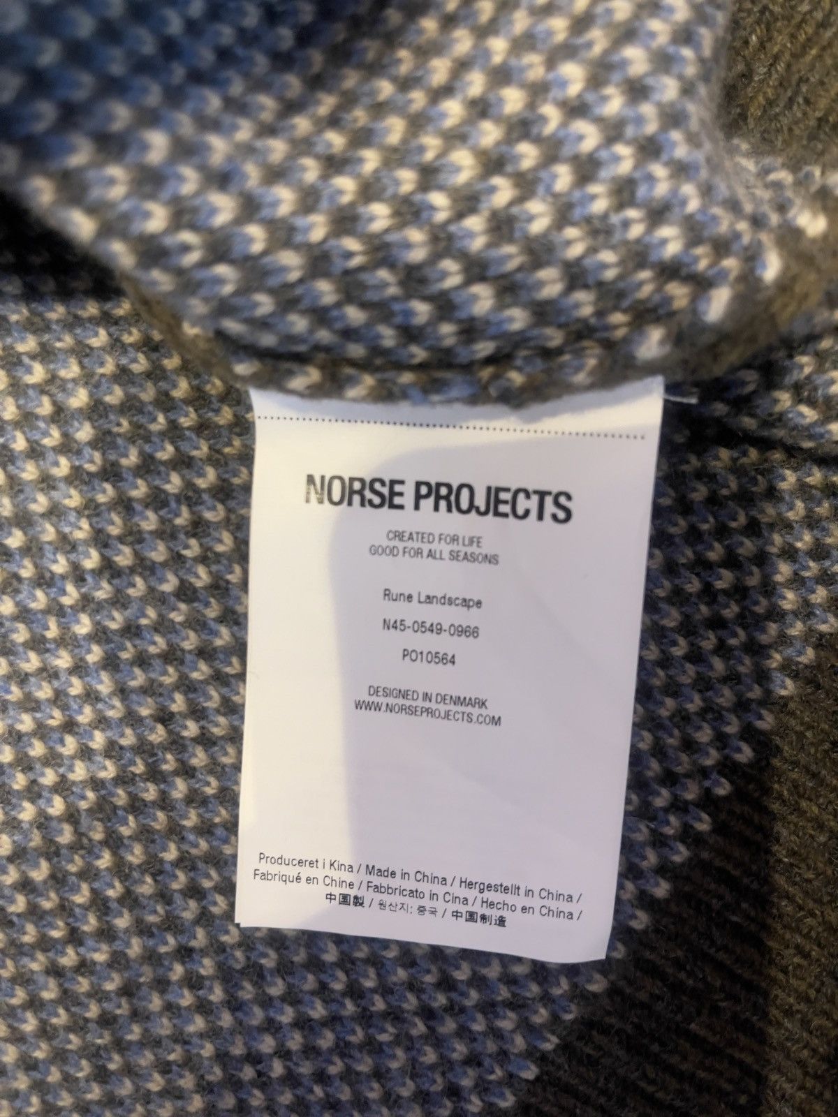 Norse Projects NORSE PROJECTS RUNE LANDSCAPE SWEATER Size US L / EU 52-54 / 3 - 8 Thumbnail