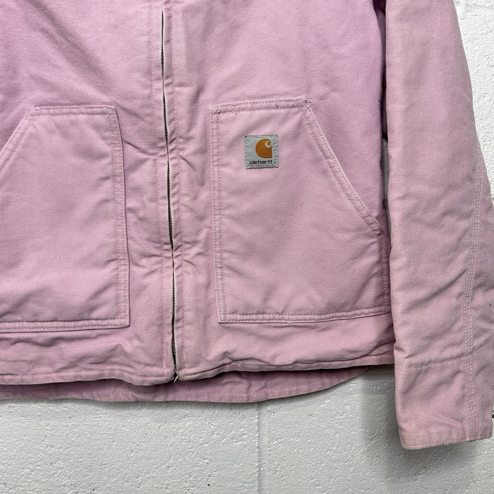 Carhartt Carhartt Sherpa-Lined Canyon Jacket “Light Pink” WJ022 FPL Size S / US 4 / IT 40 - 3 Thumbnail