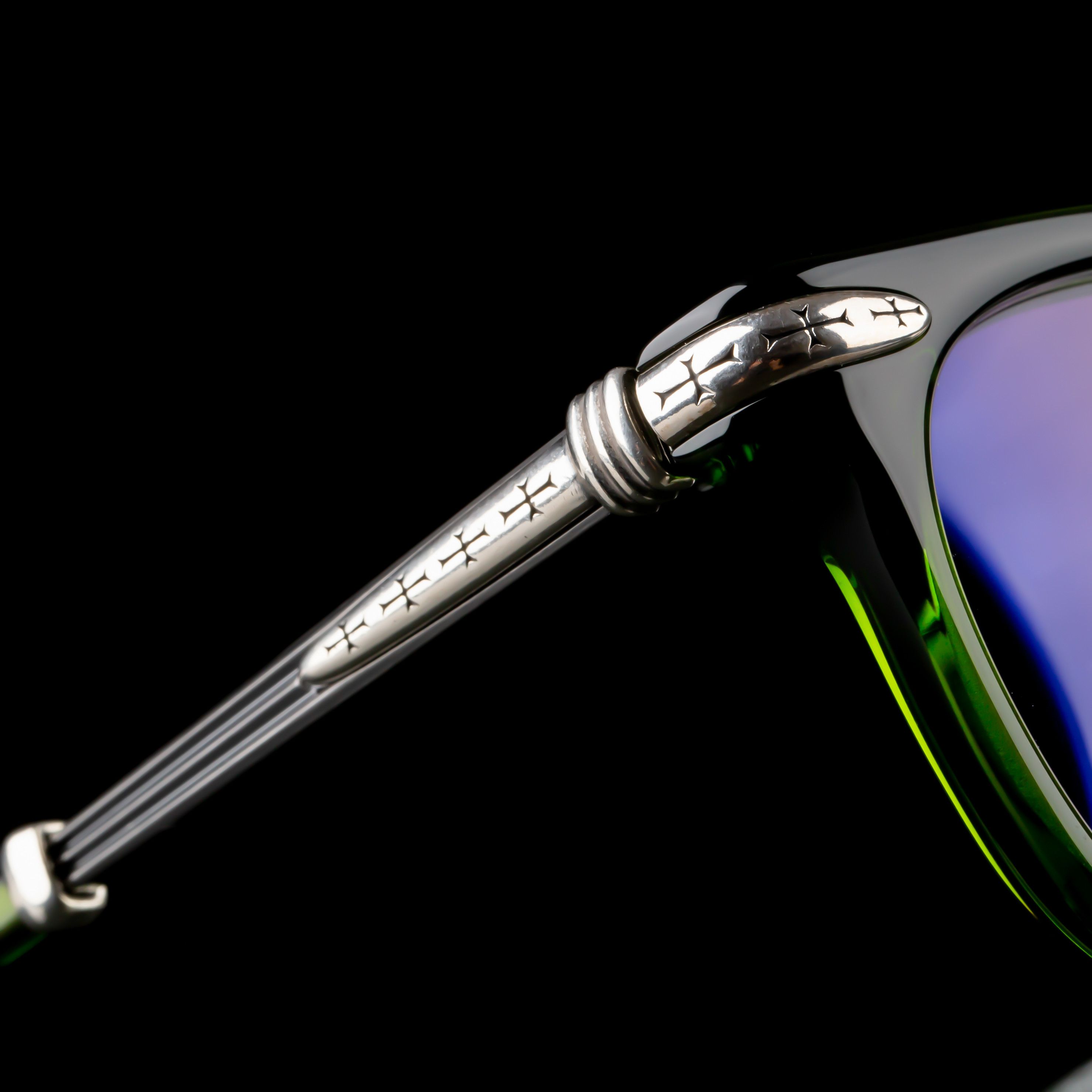 Chrome Hearts CHROME HEARTS TITANASLUVR MOSS/ PEWTER GLASSES Size ONE SIZE - 2 Thumbnail
