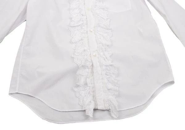 Comme des Garcons Comme Des Garcons White Vintage Lace Design Shirt Top Size S / US 4 / IT 40 - 8 Thumbnail