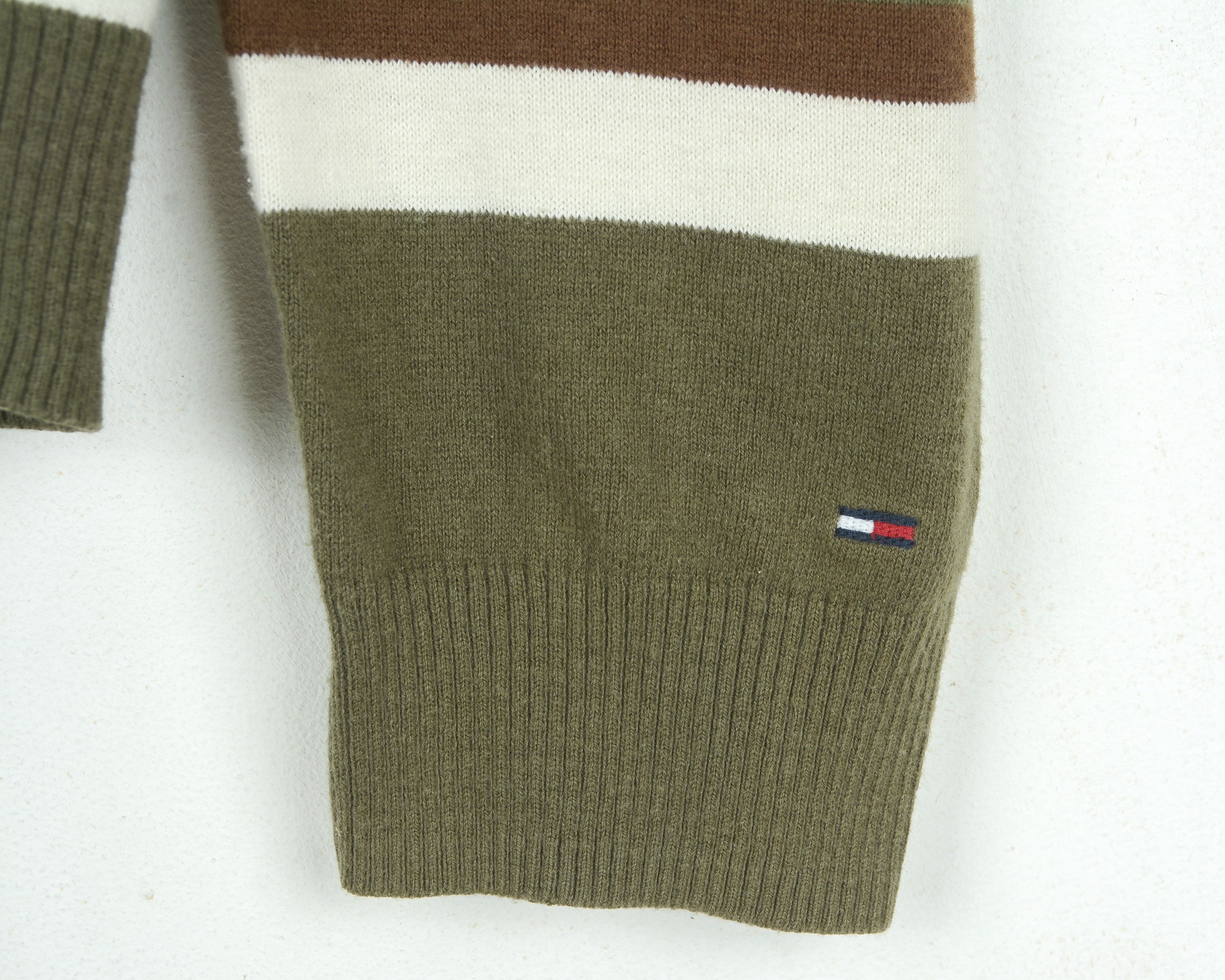 Tommy Hilfiger Denim Jumper L Cardigan Sweater Jacket V-Neck Cotton Wool Size US L / EU 52-54 / 3 - 4 Thumbnail