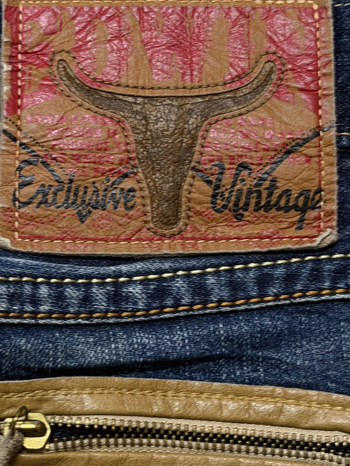 Edwin Vintage 90s Edwin XV Blue Faded Wash Distressed Straight Leg Size US 32 / EU 48 - 6 Thumbnail