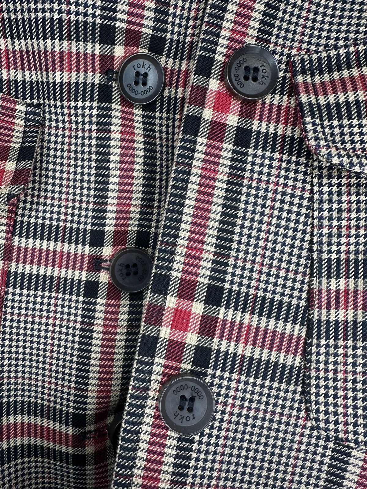 rokh Rokh Tartan Layered Coat Size M / US 6-8 / IT 42-44 - 5 Thumbnail