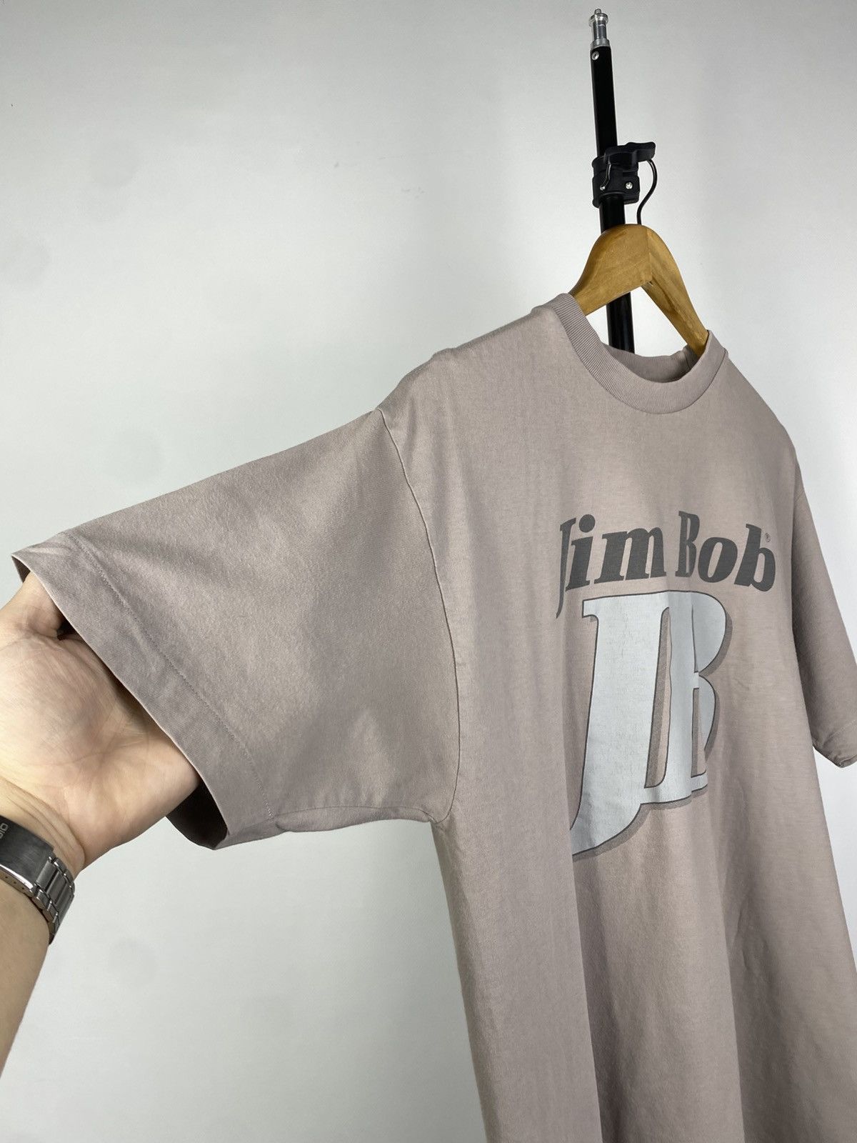 Band Tees × Vintage Vintage 90's Music Logo Jim Bob Y2K T-Shirt Size US M / EU 48-50 / 2 - 3 Thumbnail