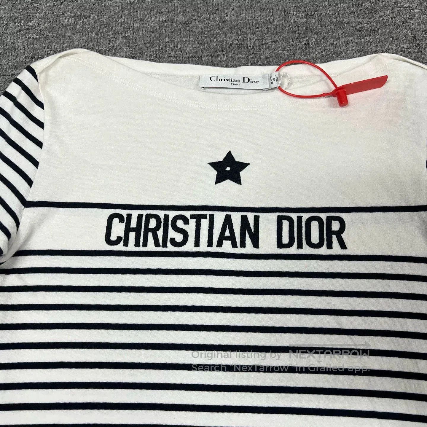 Dior Dior Black White Stripe Star Short Sleeve. Size XS / US 0-2 / IT 36-38 - 5 Thumbnail