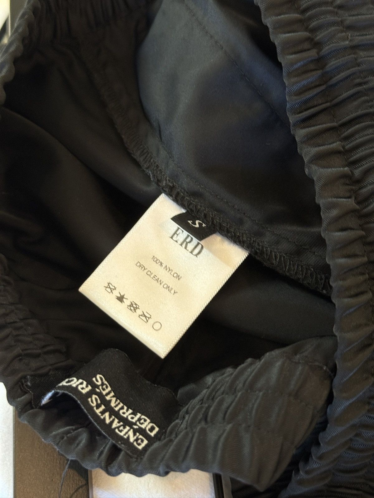 Enfants Riches Deprimes ERD Black Patch Nylon Track Pants Size US 30 / EU 46 - 7 Thumbnail