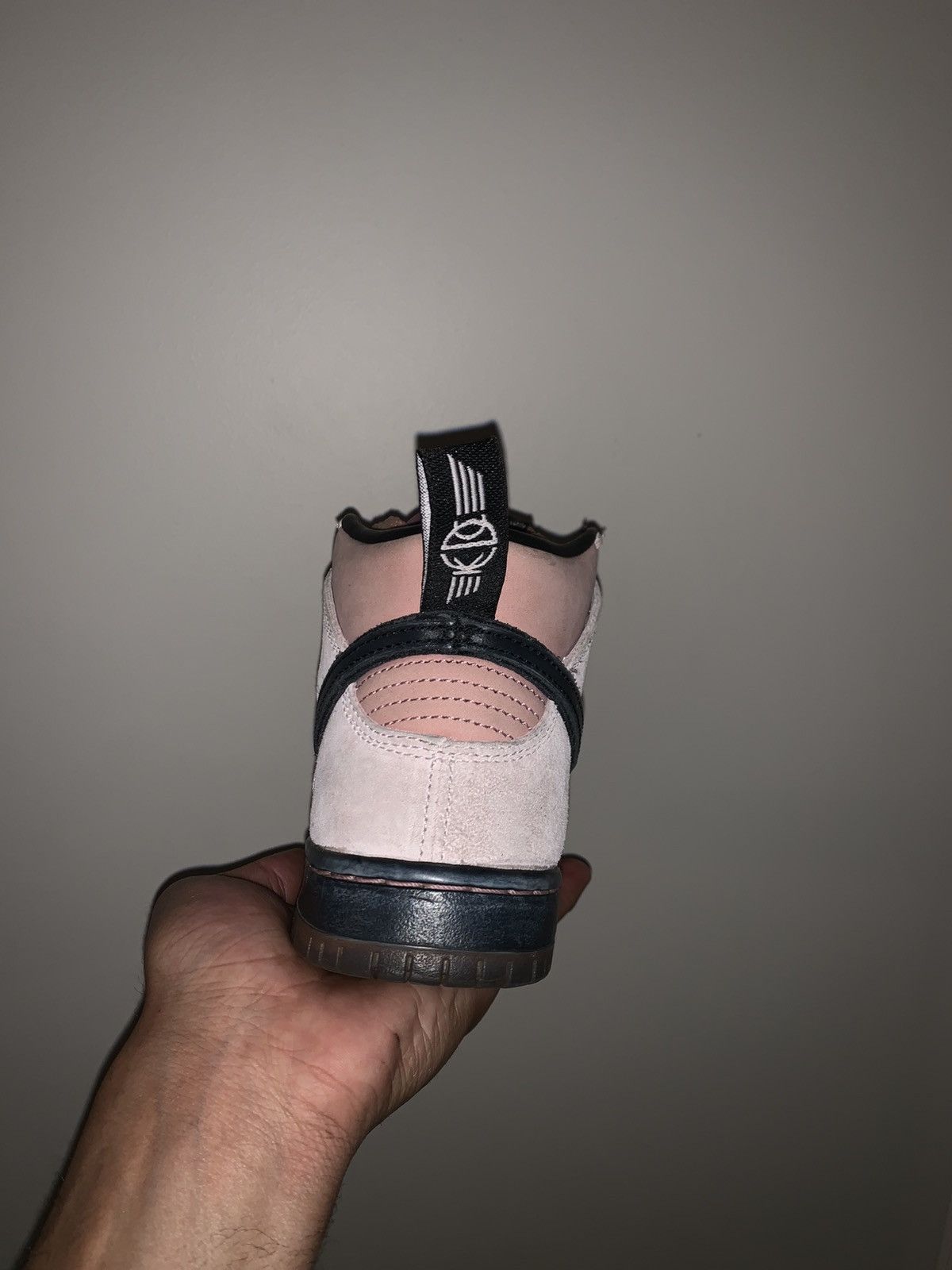 Nike KCDC Brooklyn Skateshop Nike SB Dunk High Pink Black (Men's) Size US 6 / IT 36 - 6 Thumbnail