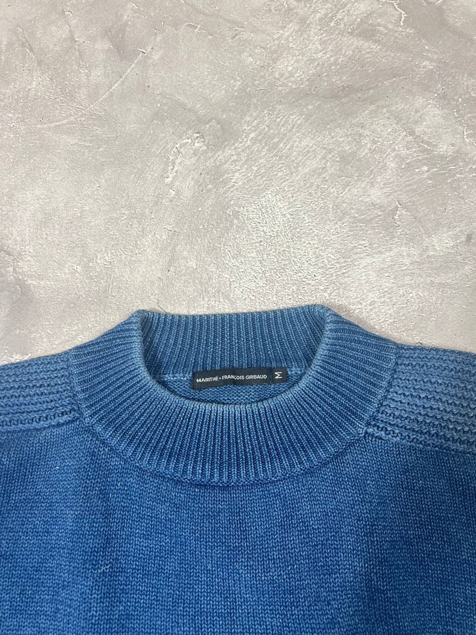 Japanese Brand × Marithe + Francois Girbaud Vintage Distressed Knit Sweater MFG Size US M / EU 48-50 / 2 - 3 Thumbnail