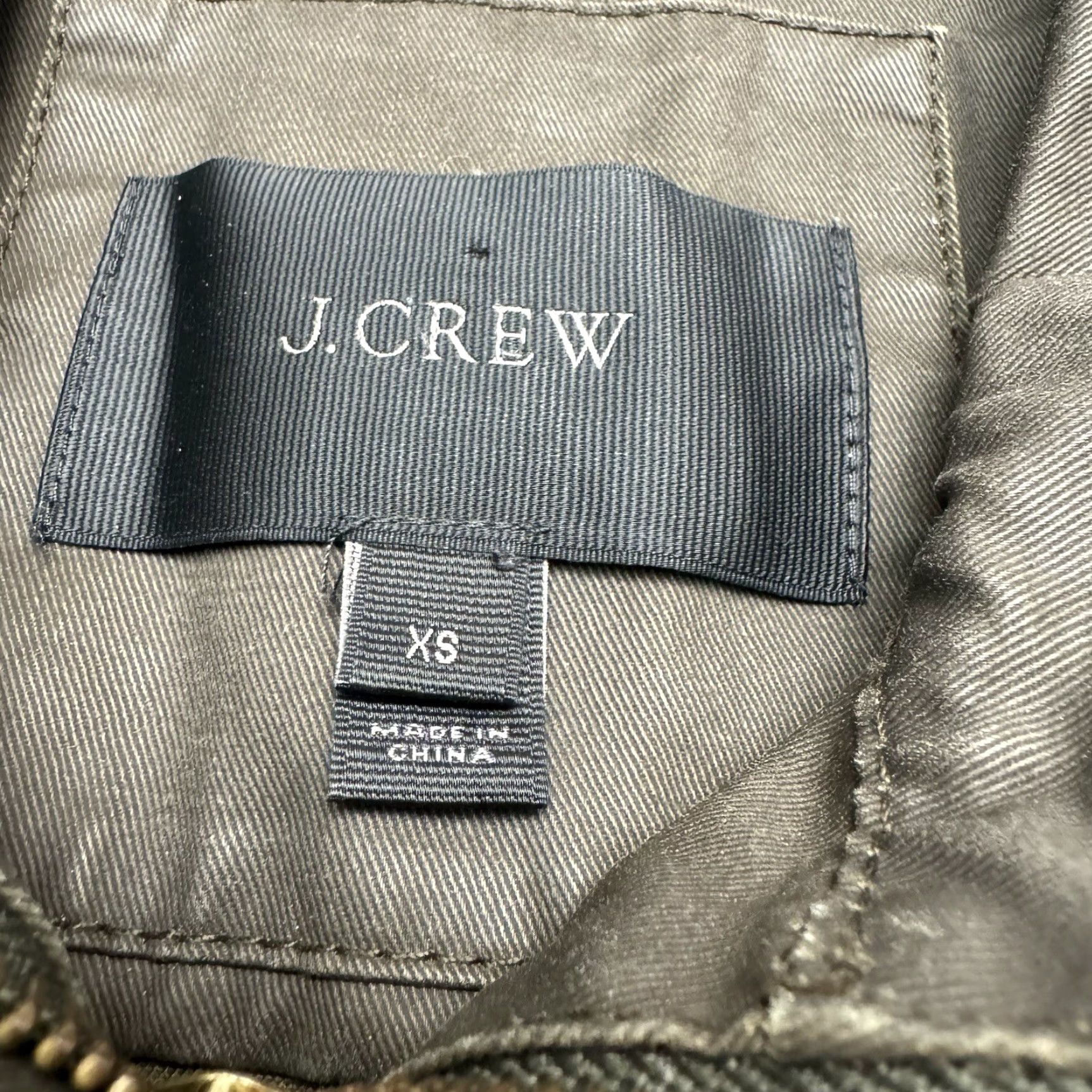J.Crew J.CREW Downtown Field Jacket Women's XS Cotton Moss Brown Waxed Canvas 19034 Buckskin Brown Jacket Womens XS Cotton Moss Brown Waxed Canvas 19034 Size XS / US 0-2 / IT 36-38 - 7 Thumbnail