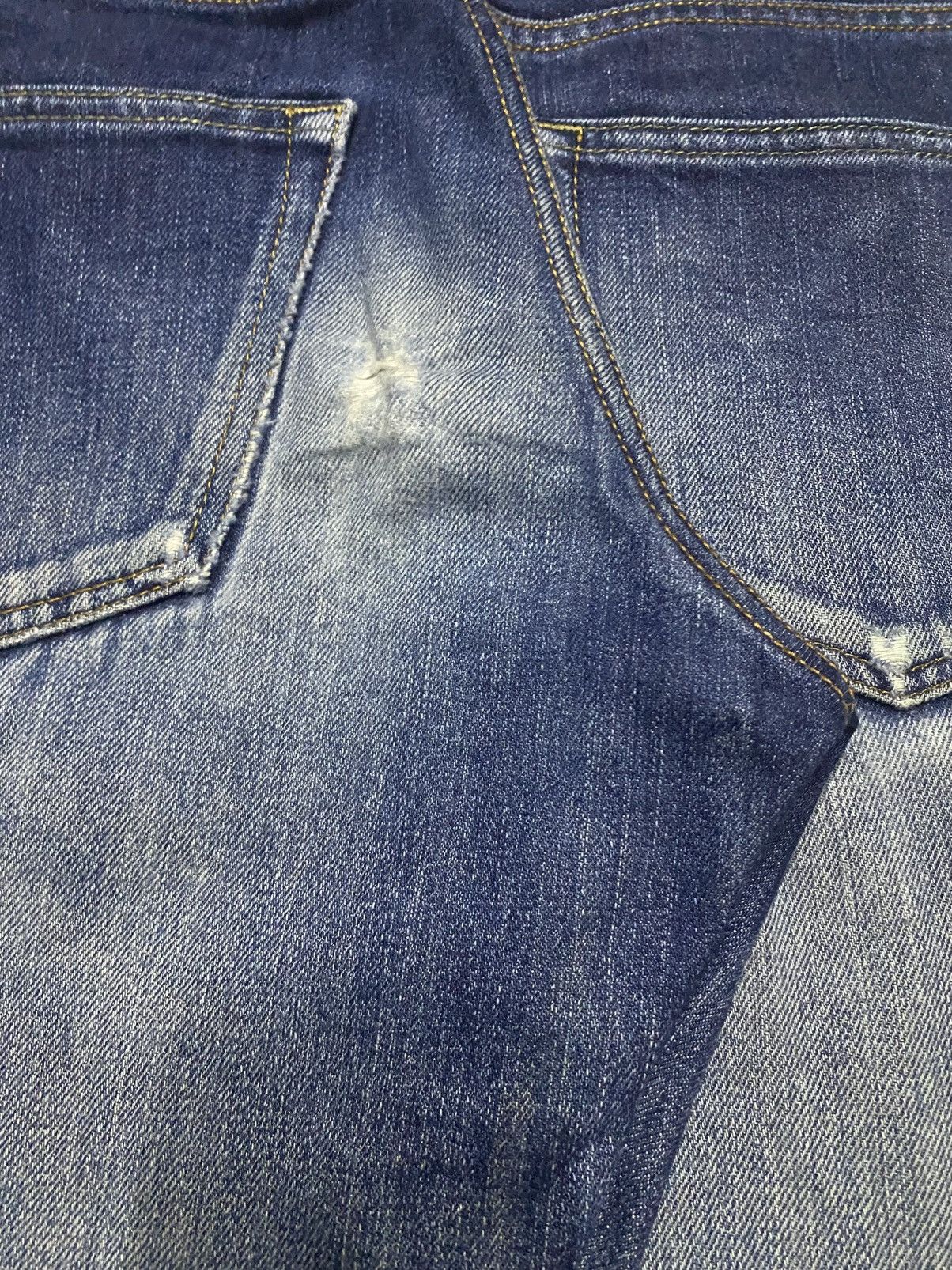 Japanese Brand Vintagw Japanese Uniqlo Selvedge Mud Wash Straight Fit Jeans Size US 28 / EU 44 - 13 Thumbnail