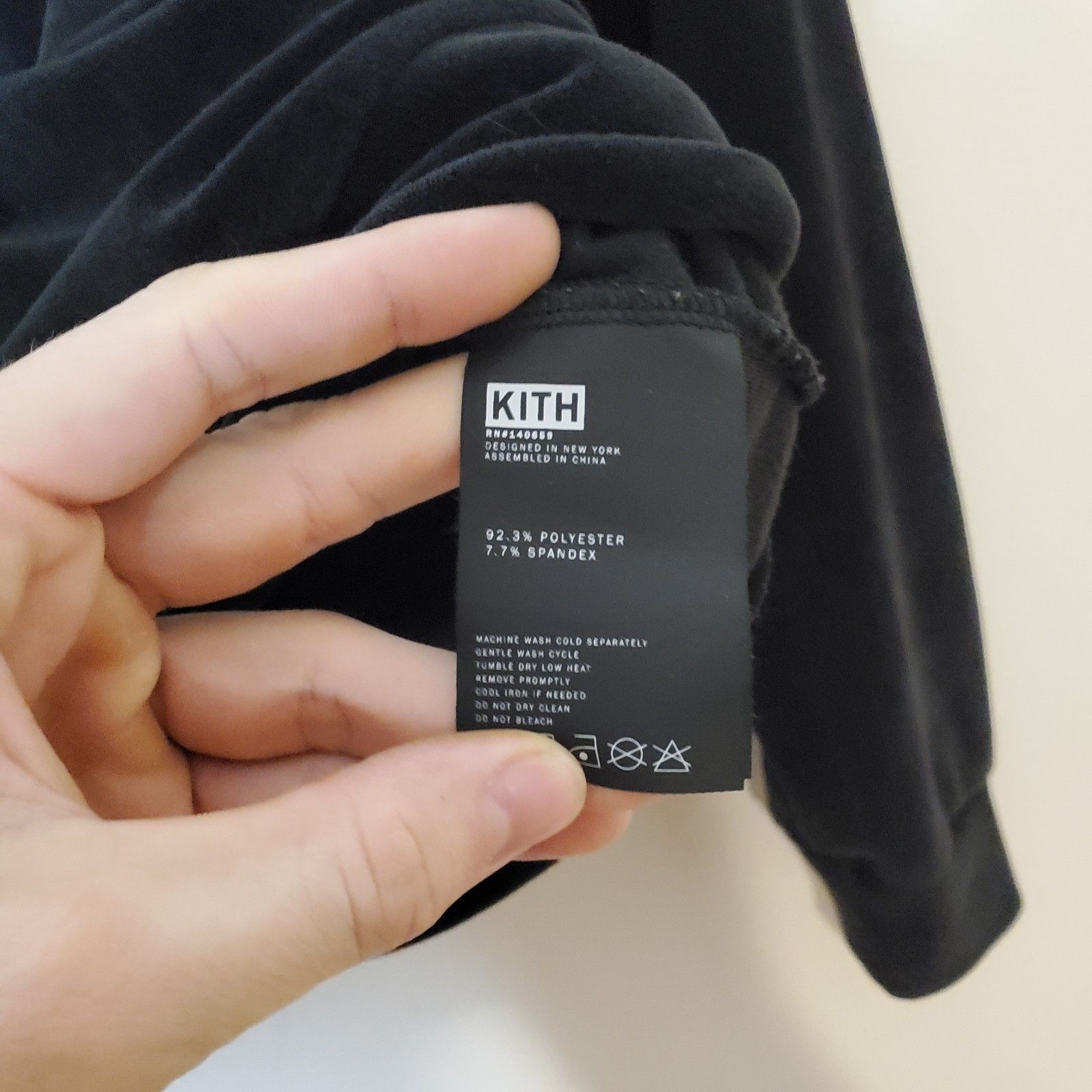 Kith Kith Velour Crest 3/4 Zip Track Jacket Black Size Womens XS Size XS / US 0-2 / IT 36-38 - 6 Thumbnail