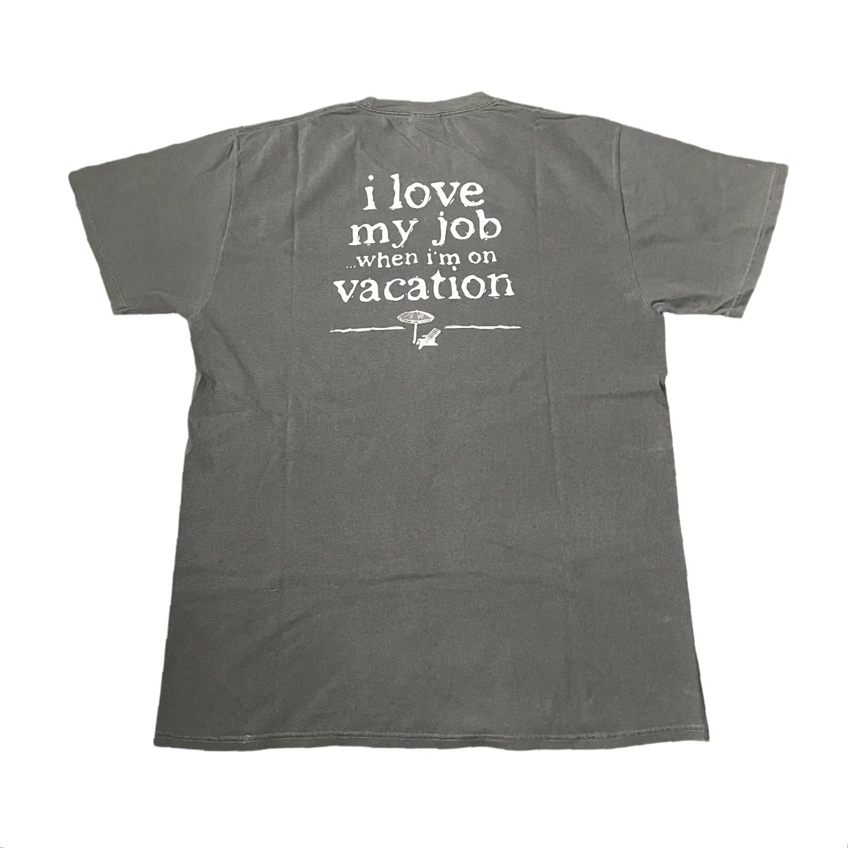 Vintage Kennebunkport Maine T-Shirt Gray L Canvas Men Shirts I Love My Job When I’m On Vacation Cobb Size US L / EU 52-54 / 3 - 6 Thumbnail