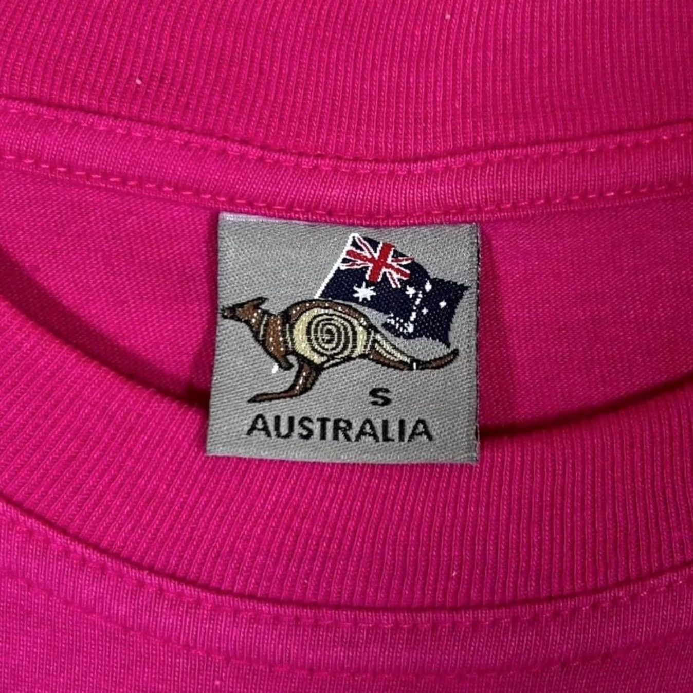 Vintage Vintage Australia "Adelaide" Koala Bear Embroidered Tourist Pink T-Shirt S M Size US S / EU 44-46 / 1 - 2 Thumbnail